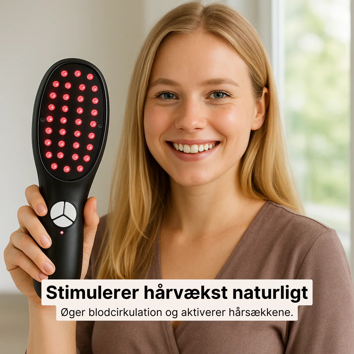 GrowBrush - 4-i-1 Terapeutisk Hårbørste - Image 3