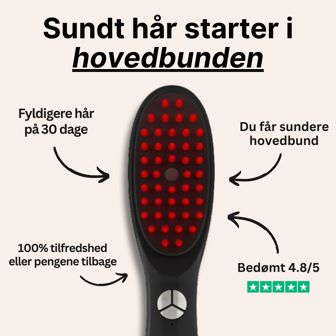 GrowBrush - 4-i-1 Terapeutisk Hårbørste - Image 7