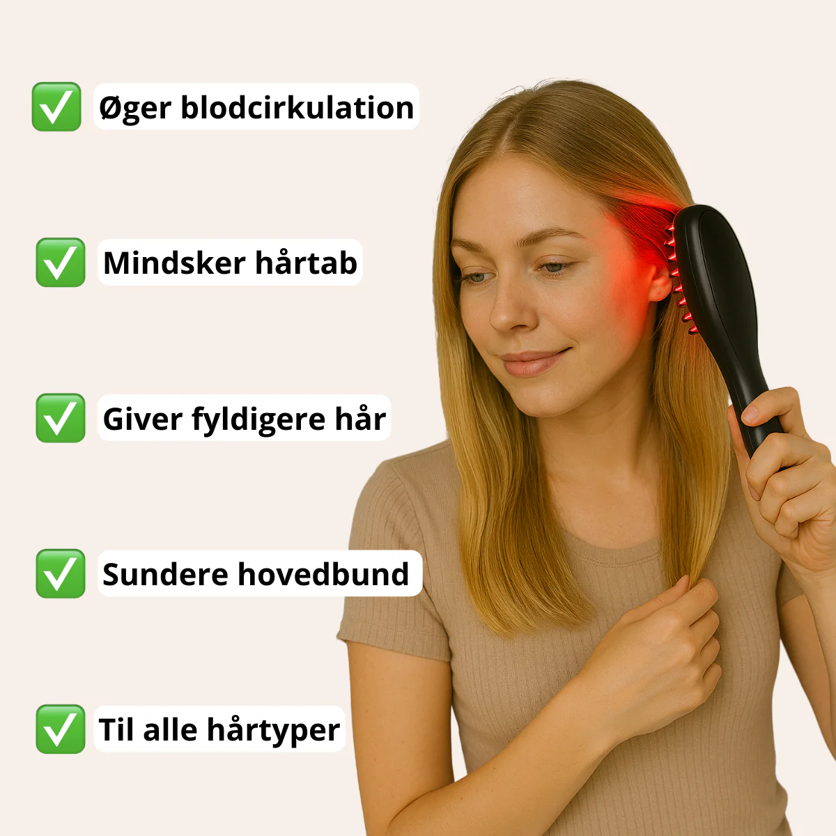 GrowBrush - 4-i-1 Terapeutisk Hårbørste - Image 9