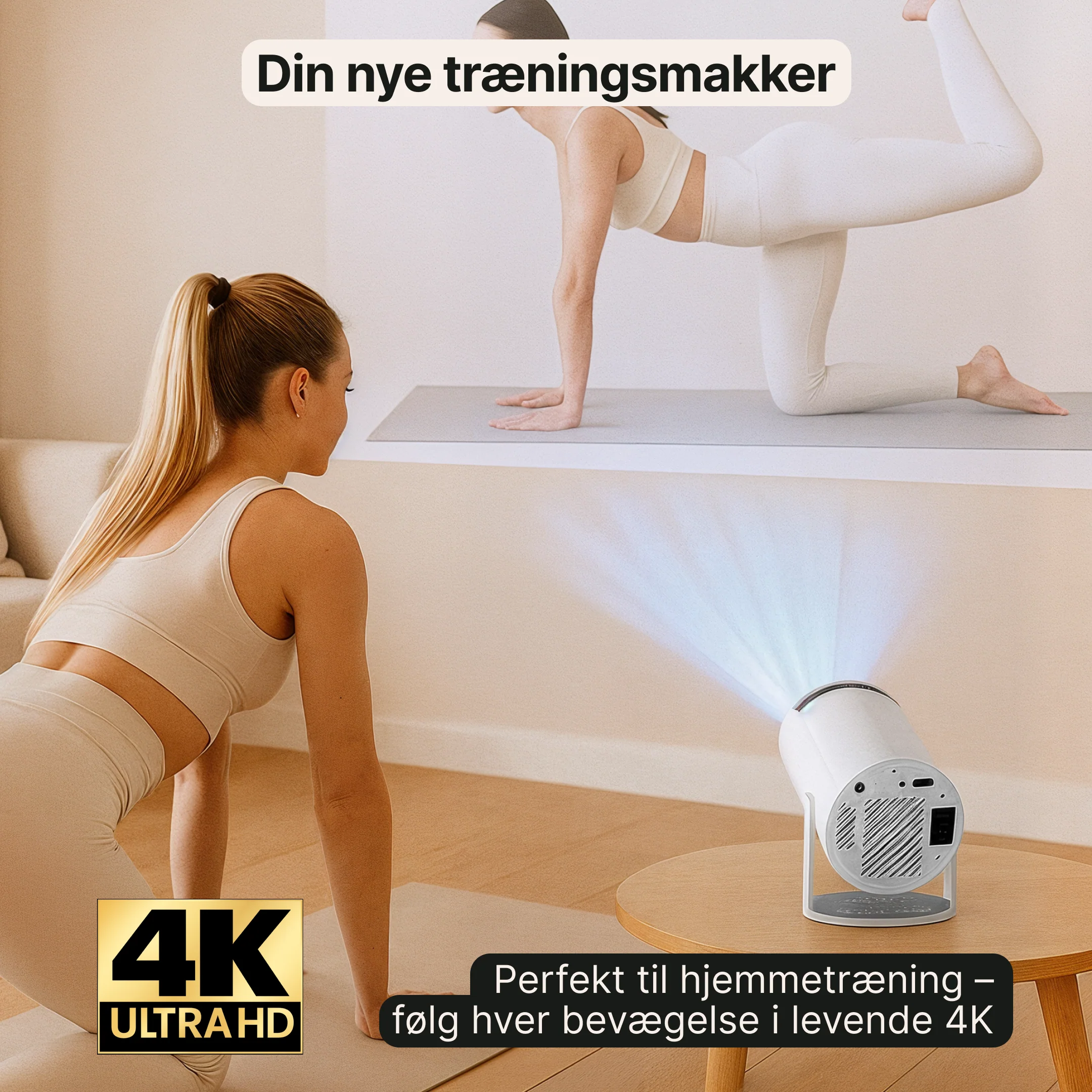 SmartProjektor – Bærbar projektor med 4K - Image 6