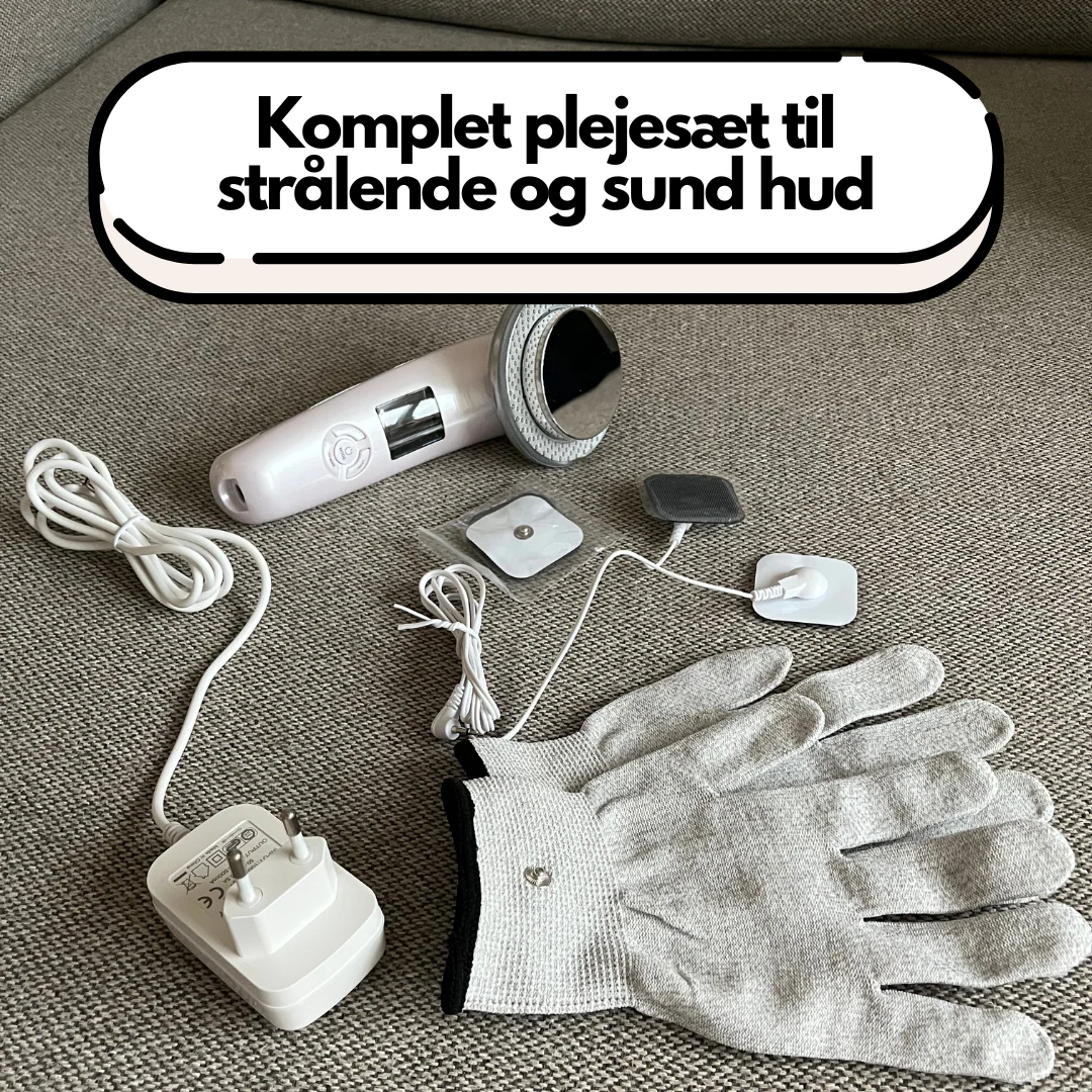 LumiTone 6-i-1 EMS Ansigtsmassageapparat med Rødlysterapi (Inkl. gratis handsker) - Image 4