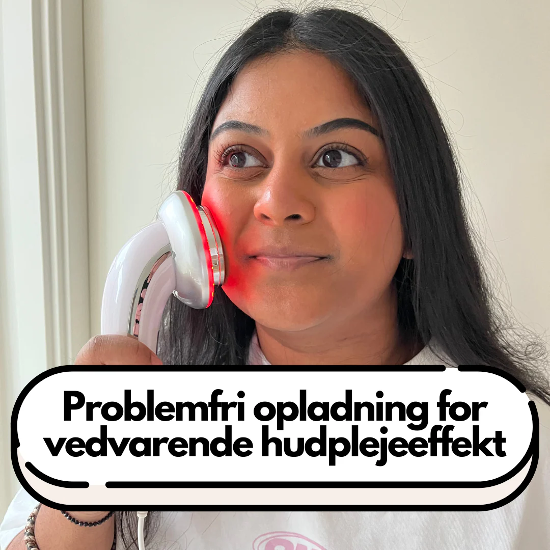 LumiTone 6-i-1 EMS Ansigtsmassageapparat med Rødlysterapi (Inkl. gratis handsker) - Image 5
