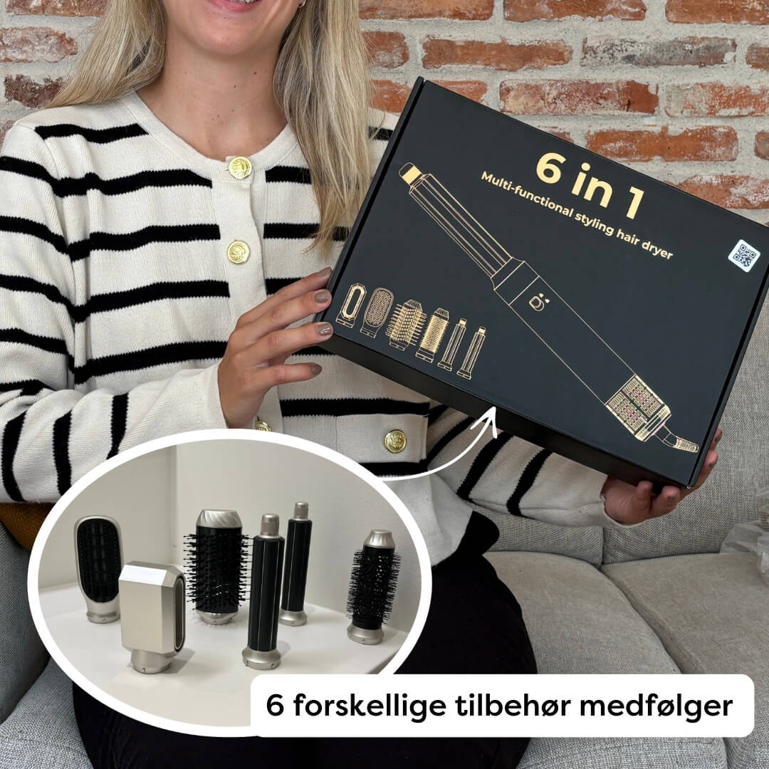 AirStyle Pro Multi-Styler - 6-i-1 AirStyler – Professionel hårstyler - Image 2