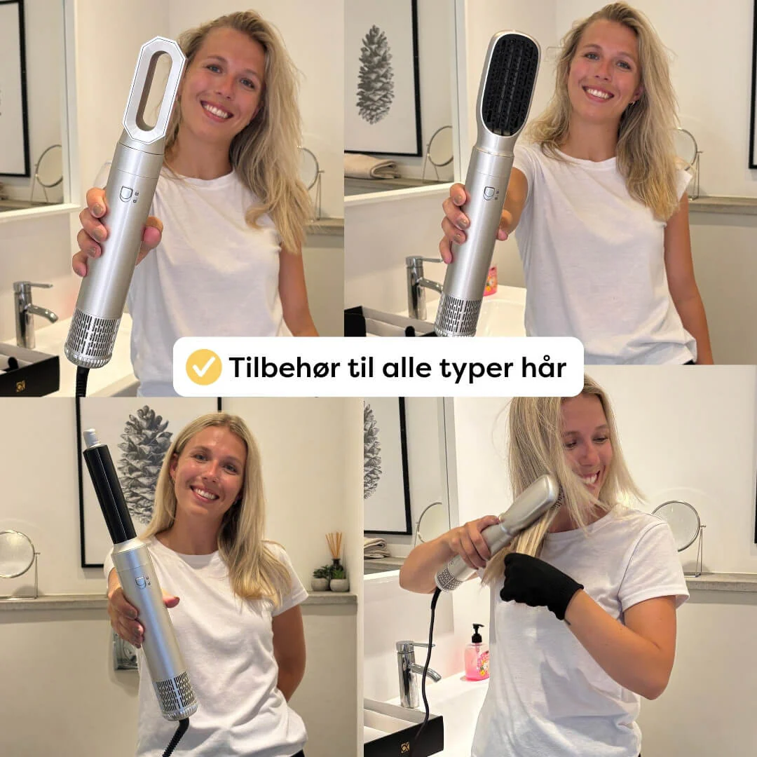 AirStyle Pro Multi-Styler - 6-i-1 AirStyler – Professionel hårstyler - Image 3