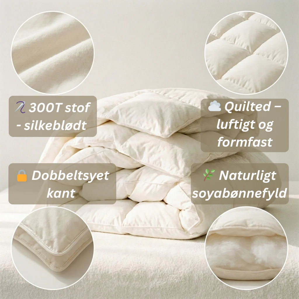 AVA Åndedyne – Allergivenlig Helårsdyne med Soyabønnefyld - Image 2