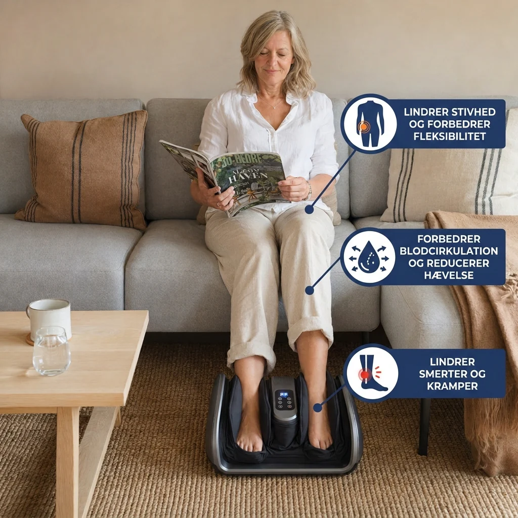 AVA Fodmassager Pro – Varmende shiatsumassage til fødder og lægge - Image 2