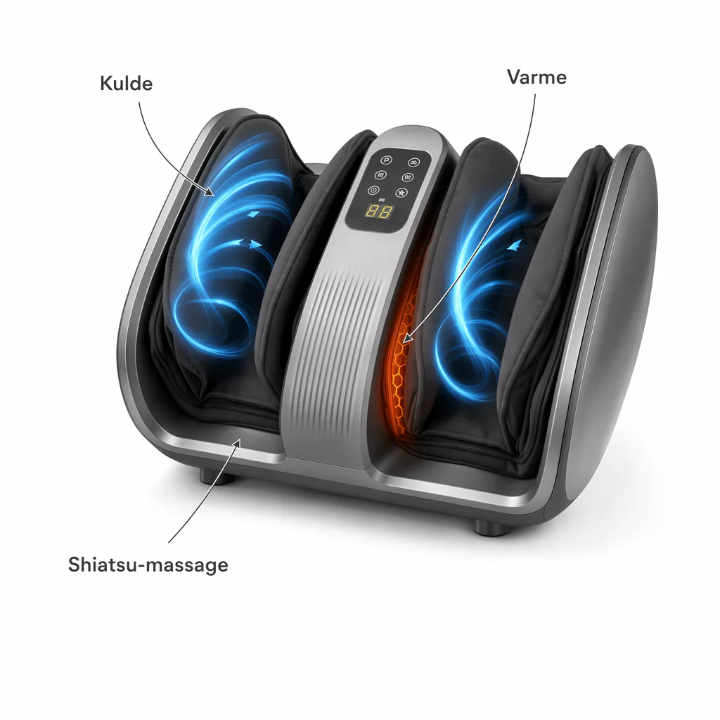 AVA Fodmassager Pro – Varmende shiatsumassage til fødder og lægge - Image 7