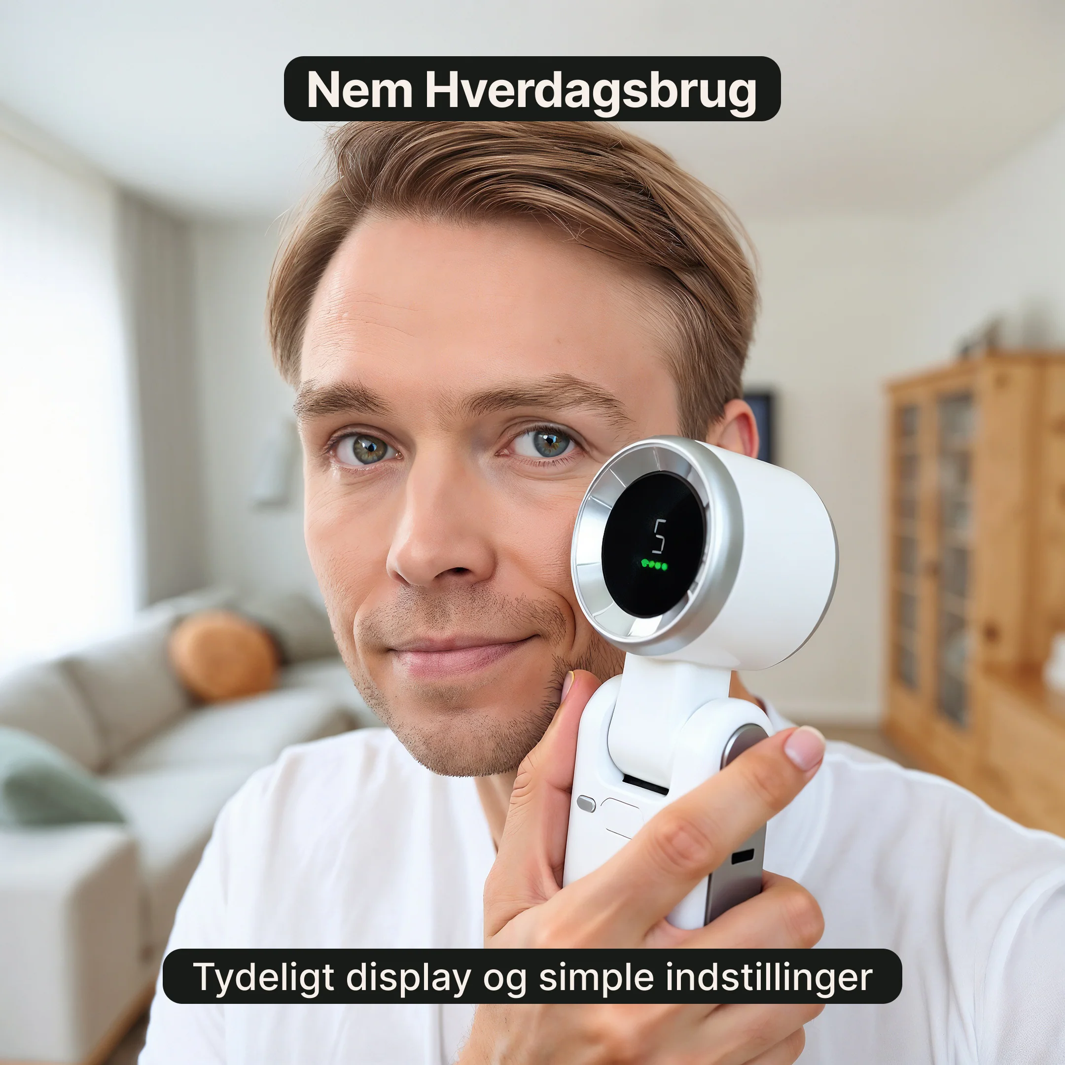 Bærbar turboventilator – Genopladelig nakkeventilator - Image 6