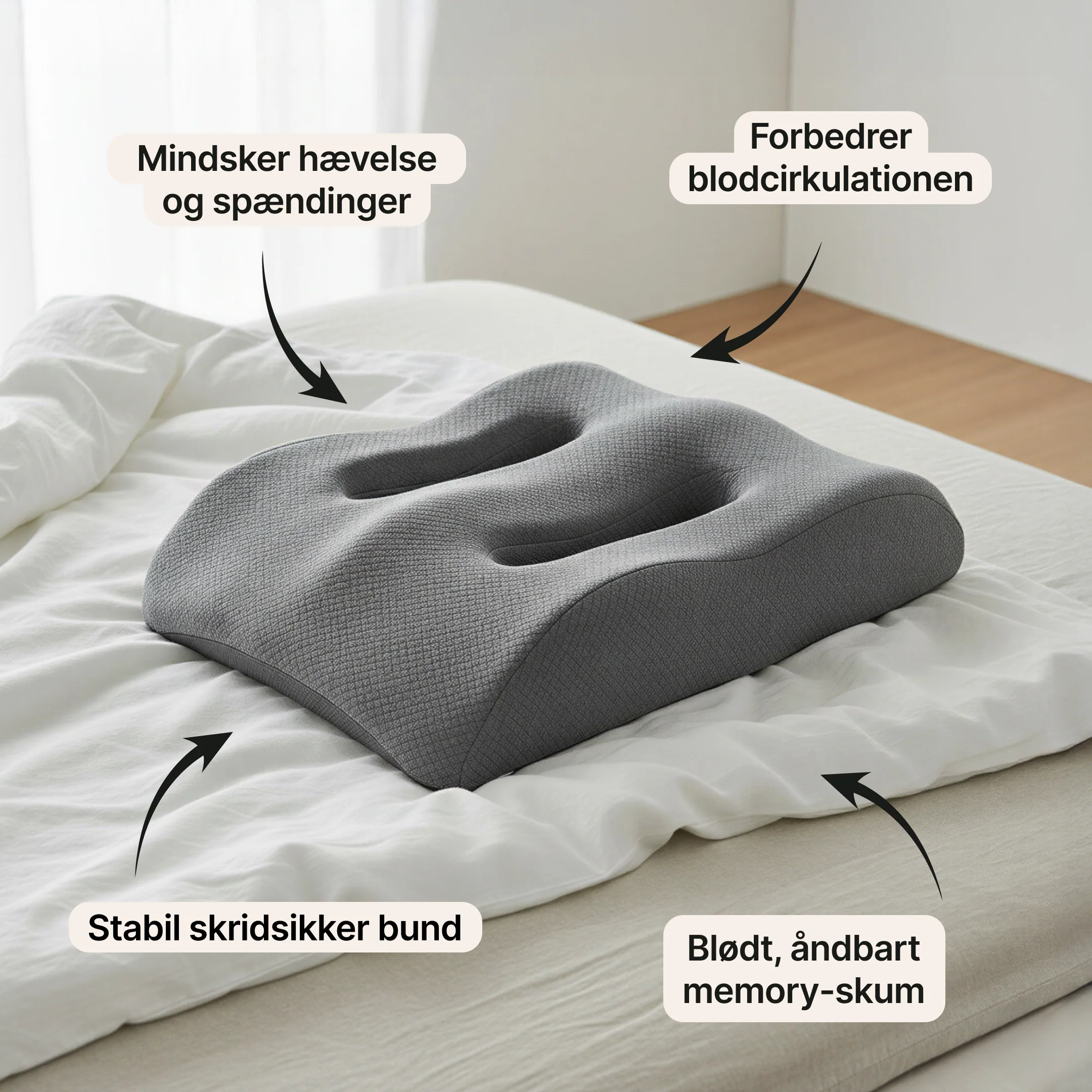 Benpude – Memory foam støtte - Image 3