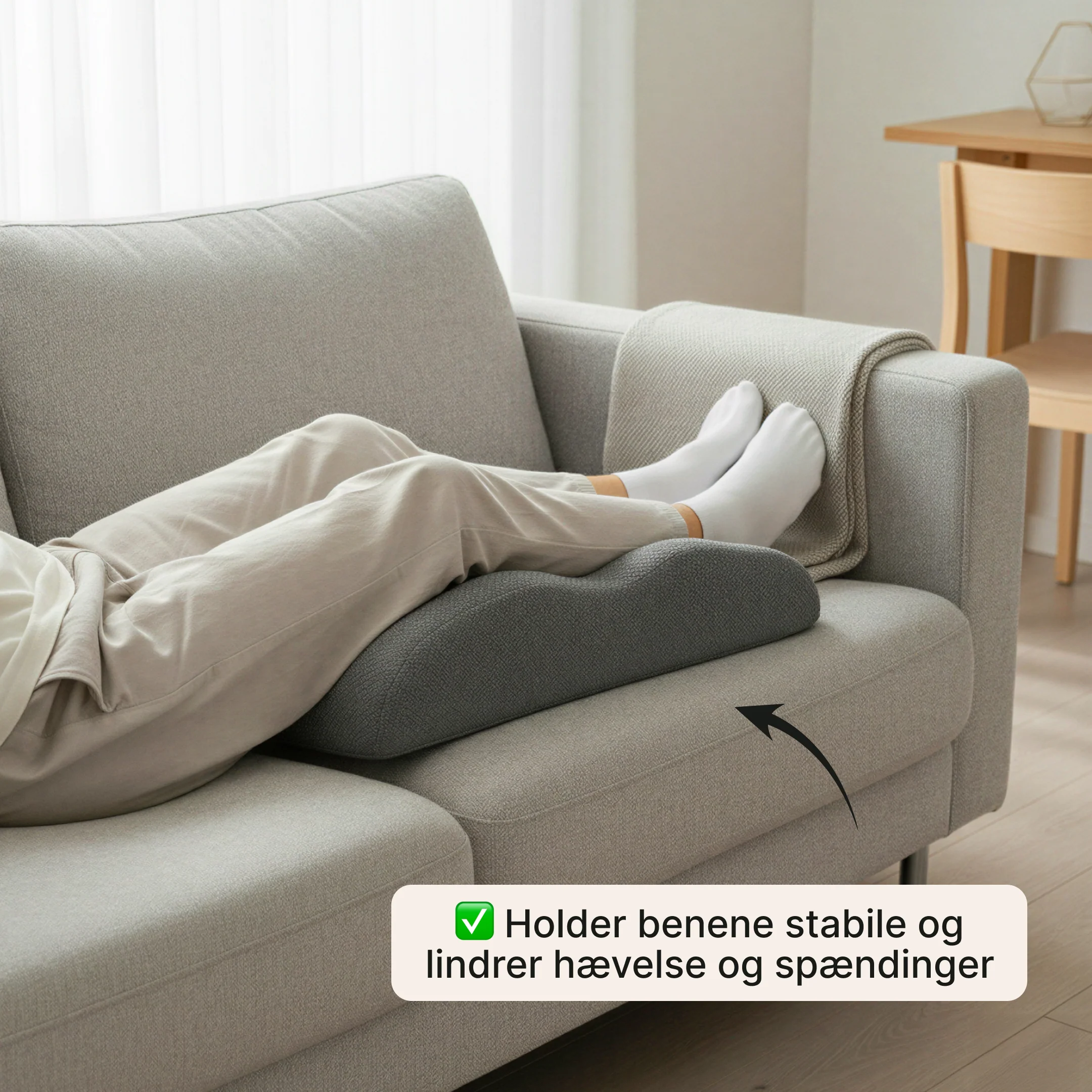 Benpude – Memory foam støtte - Image 4