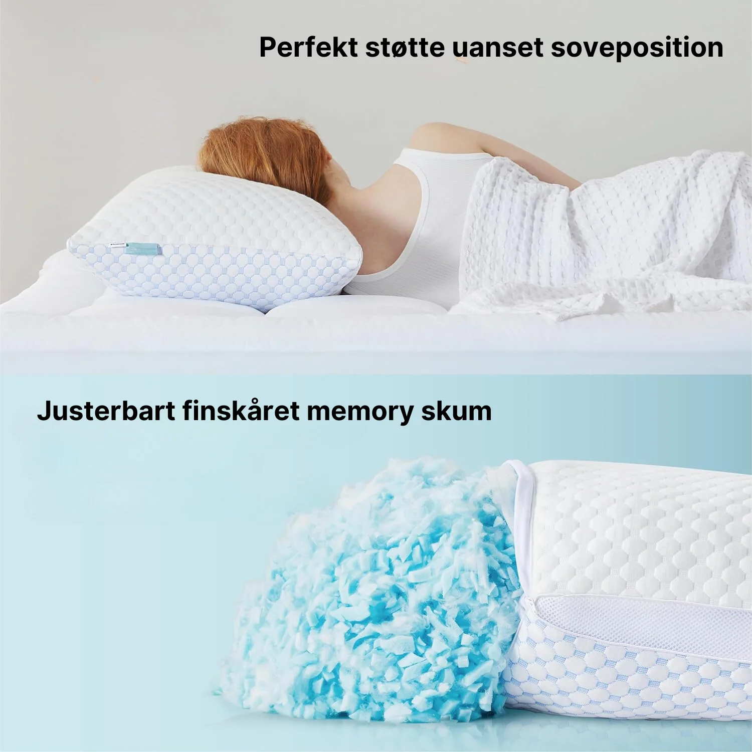 ComfortPillow 2.0 - Den justerbare hovedpude (PAKKETILBUD 2 STK.) - Image 4