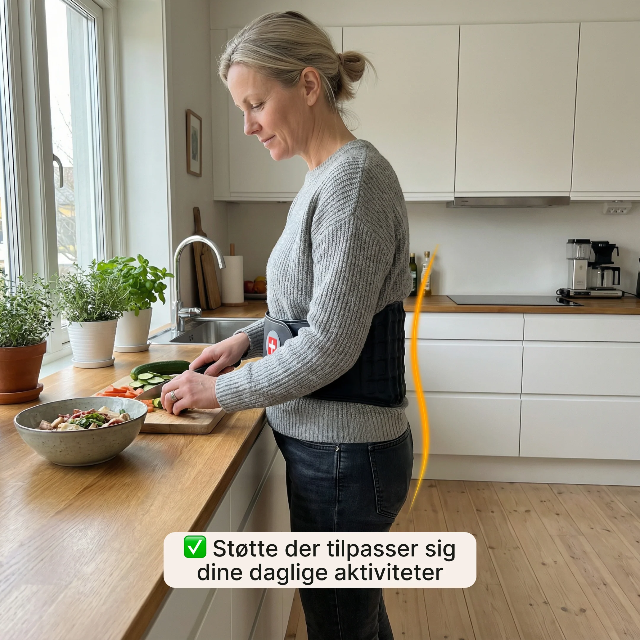 SpineRelief Belt – Oppusteligt rygstøttebælte - Image 3