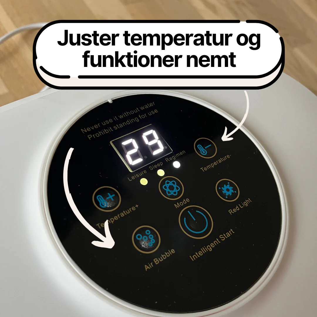 Bubble Spa - Elektrisk Fodmassageapparat med Boblebad - Image 4