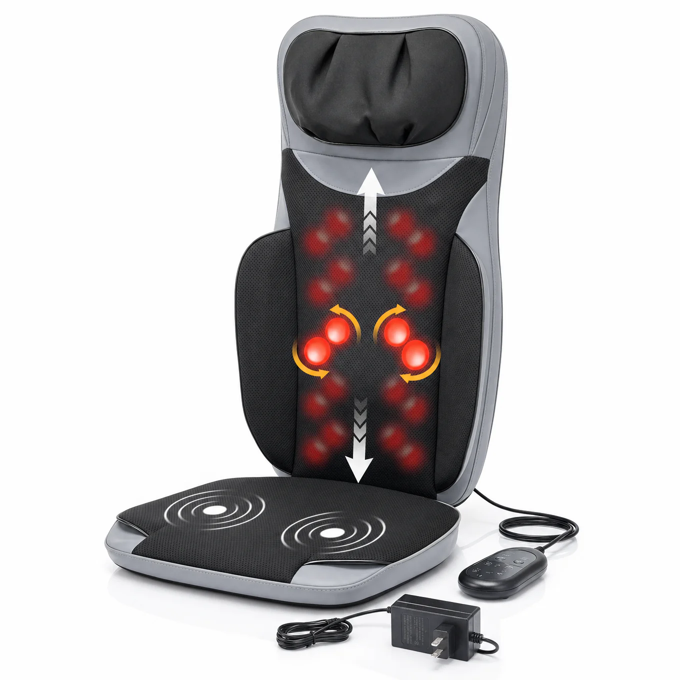 ShiatsuComfort+ - Elektrisk Massagestol Med Shiatsu Funktion
