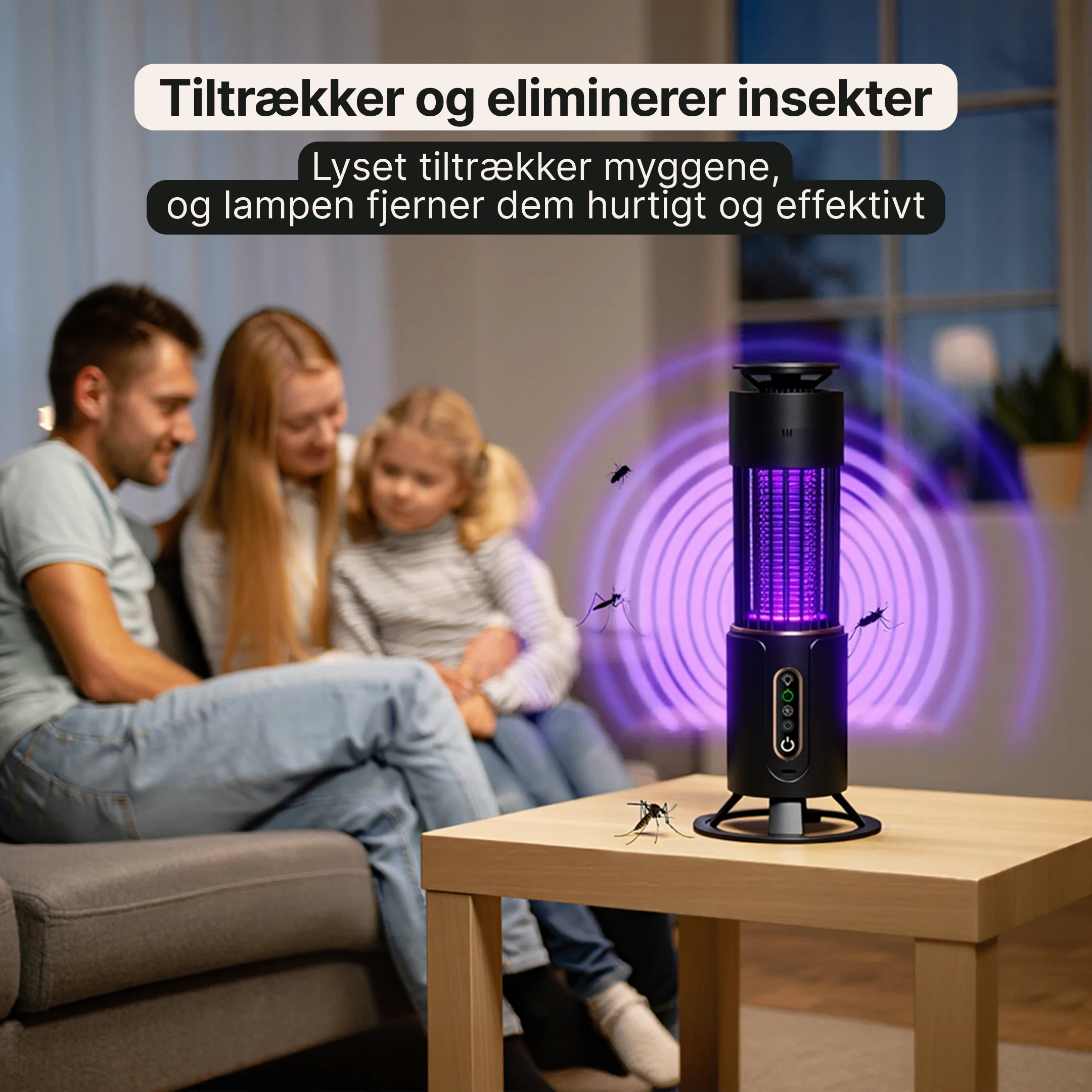 Elektrisk myggelampe – Udendørs myggefanger - Image 3