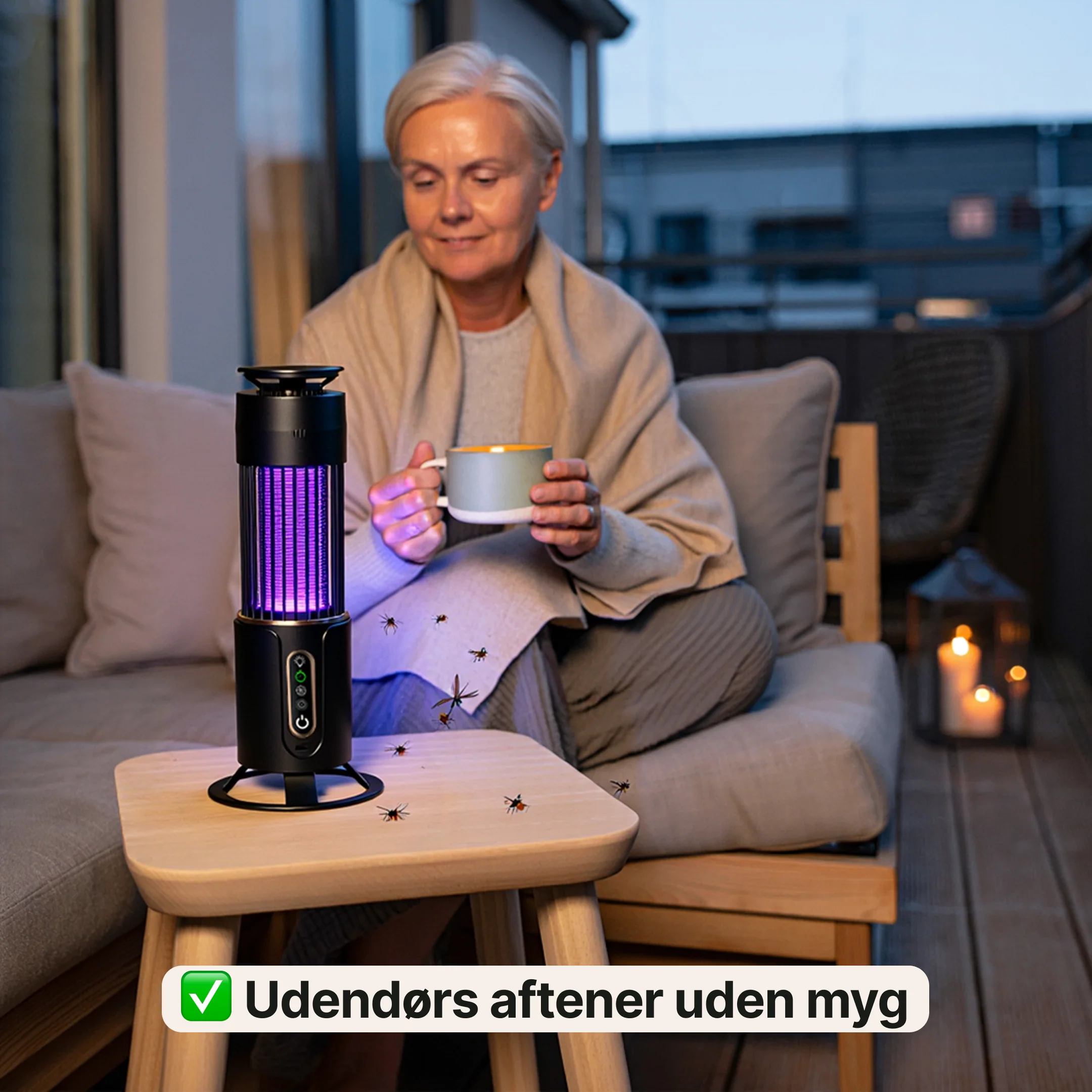 Elektrisk myggelampe – Udendørs myggefanger - Image 6