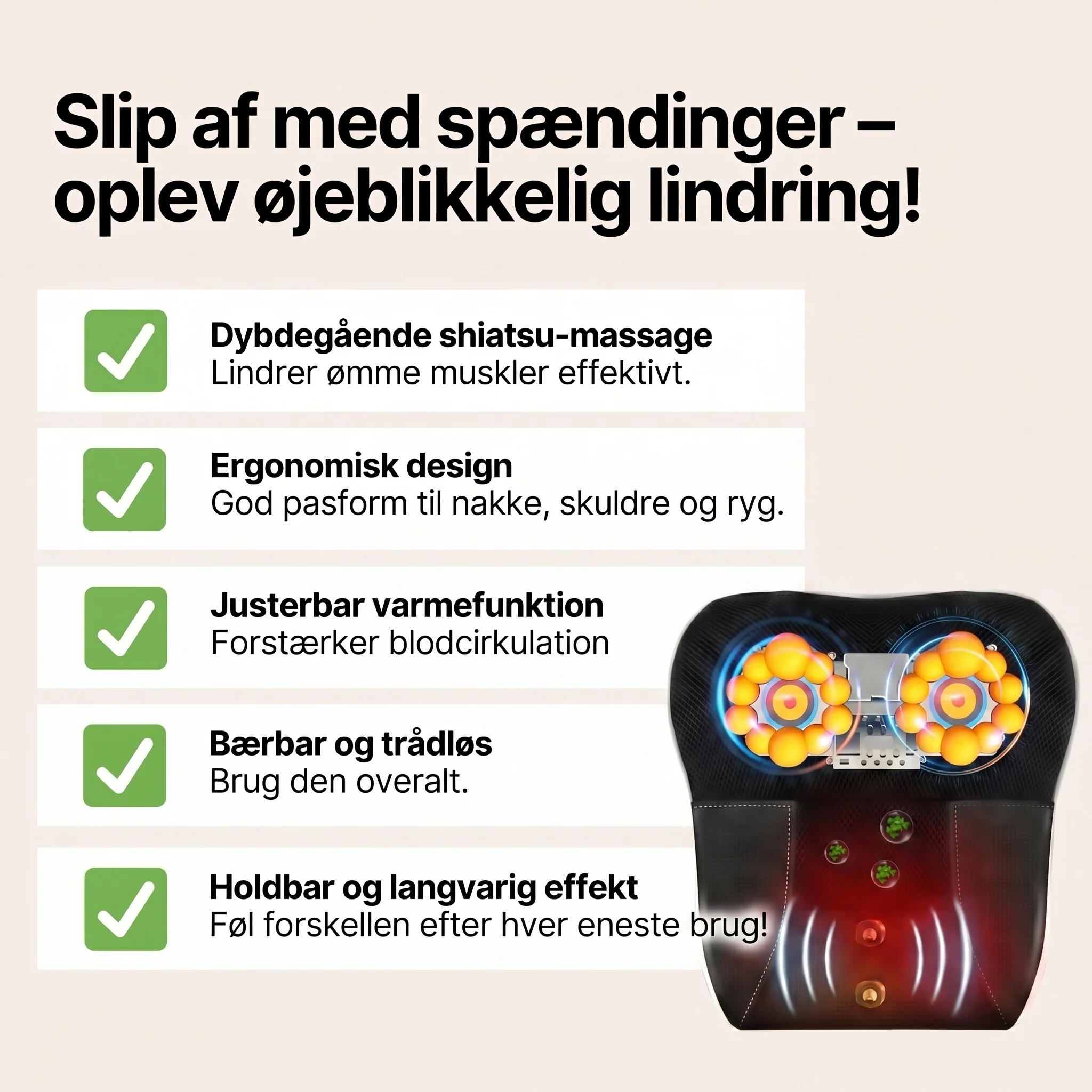 HeatFlow™ – Massagepude med Varme og Vibration - Image 5