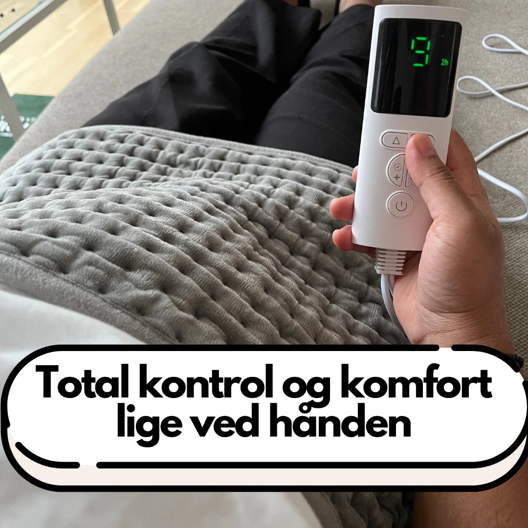 SootheMaster™ Stort Elektrisk Varmetæppe til Ryg-, Nakke- og Skuldersmerter (30x60cm) - Image 4