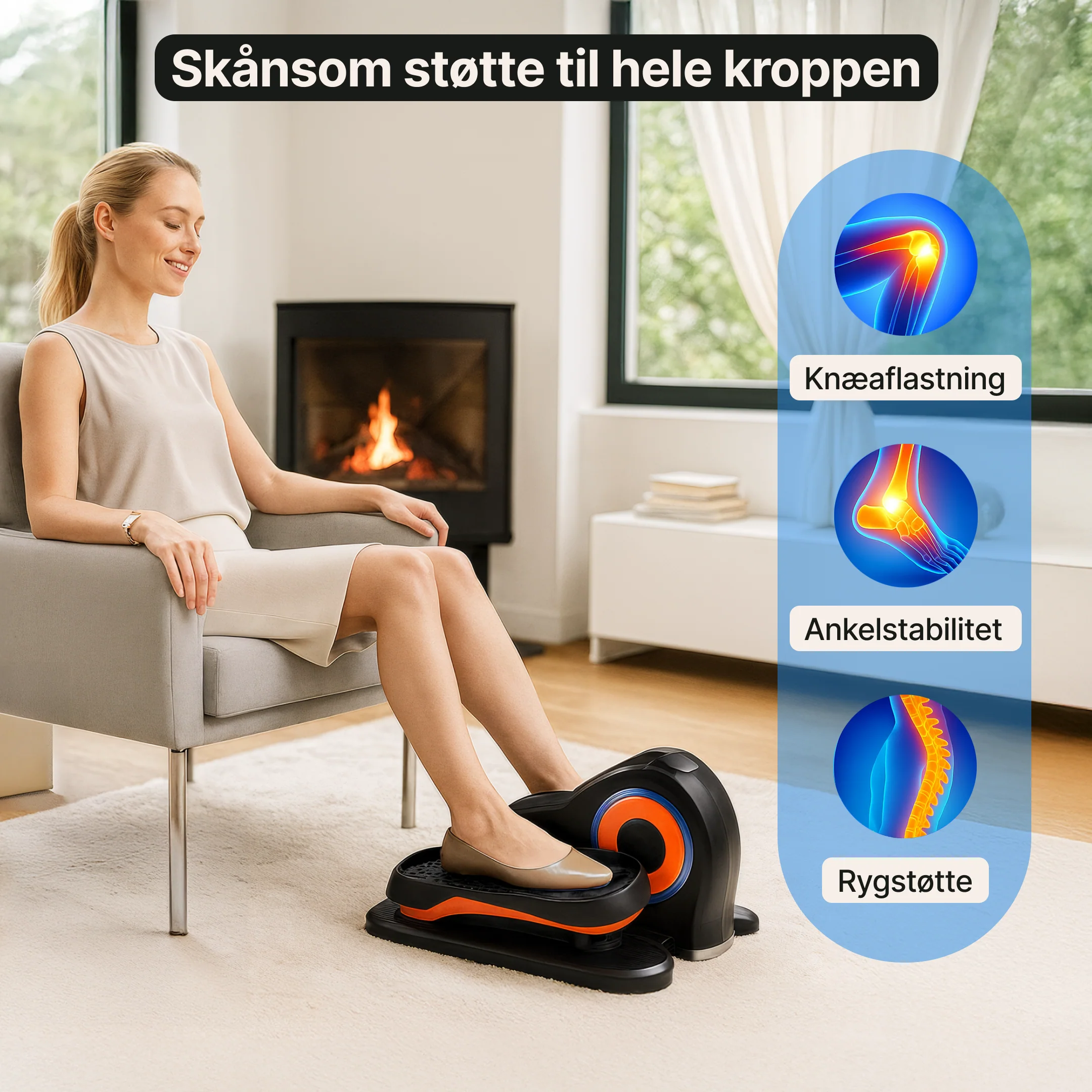Elliptisk pedaltræner med fjernbetjening - Image 2
