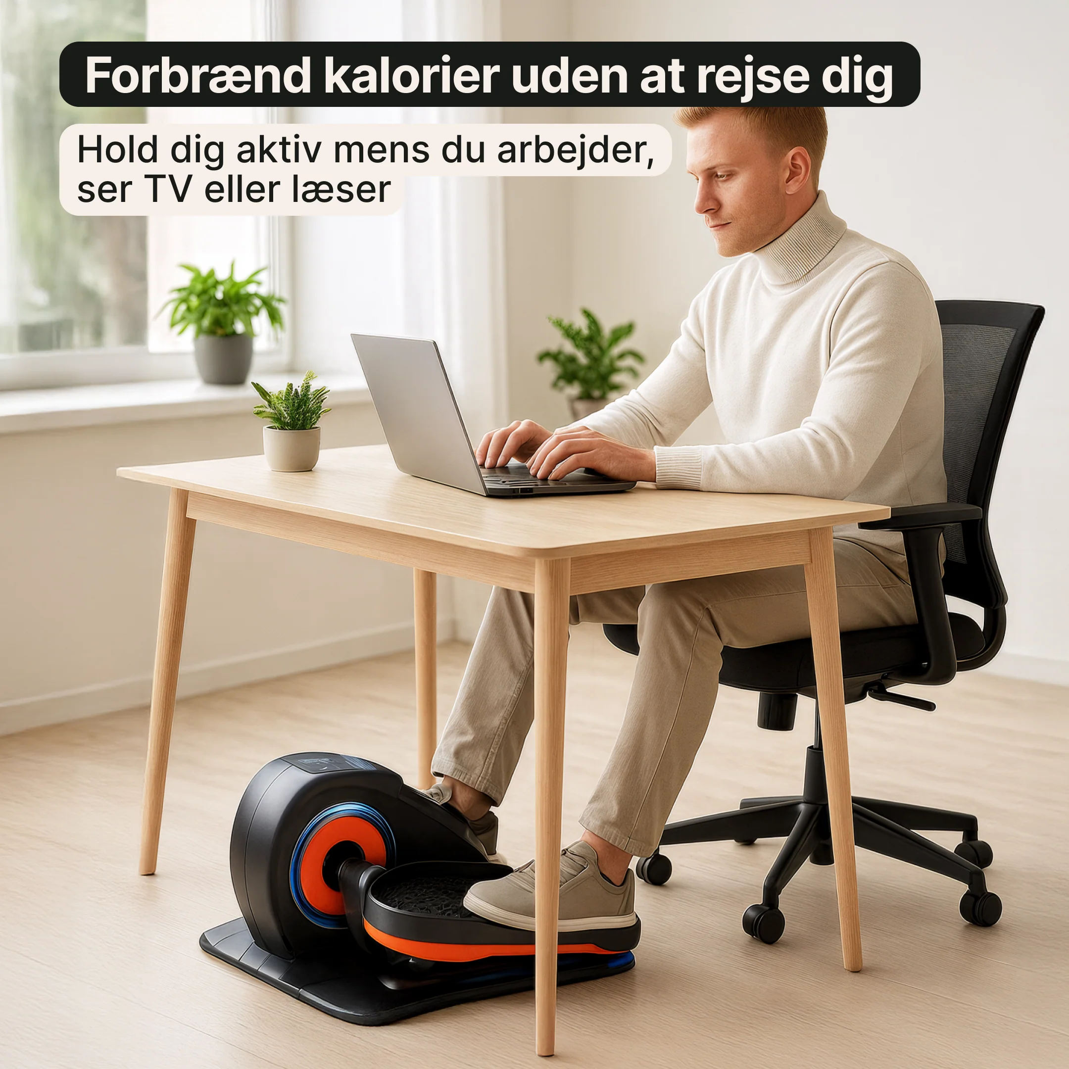 Elliptisk pedaltræner med fjernbetjening - Image 4
