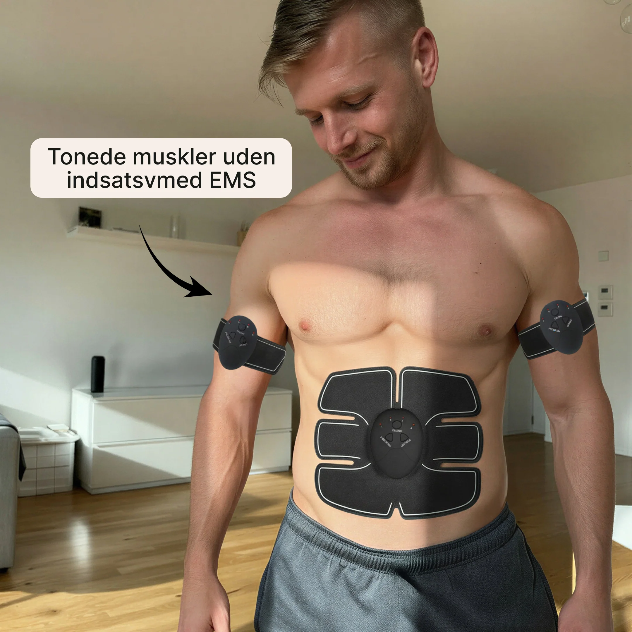EMS – Muskeltræner til mave og arme - Image 2