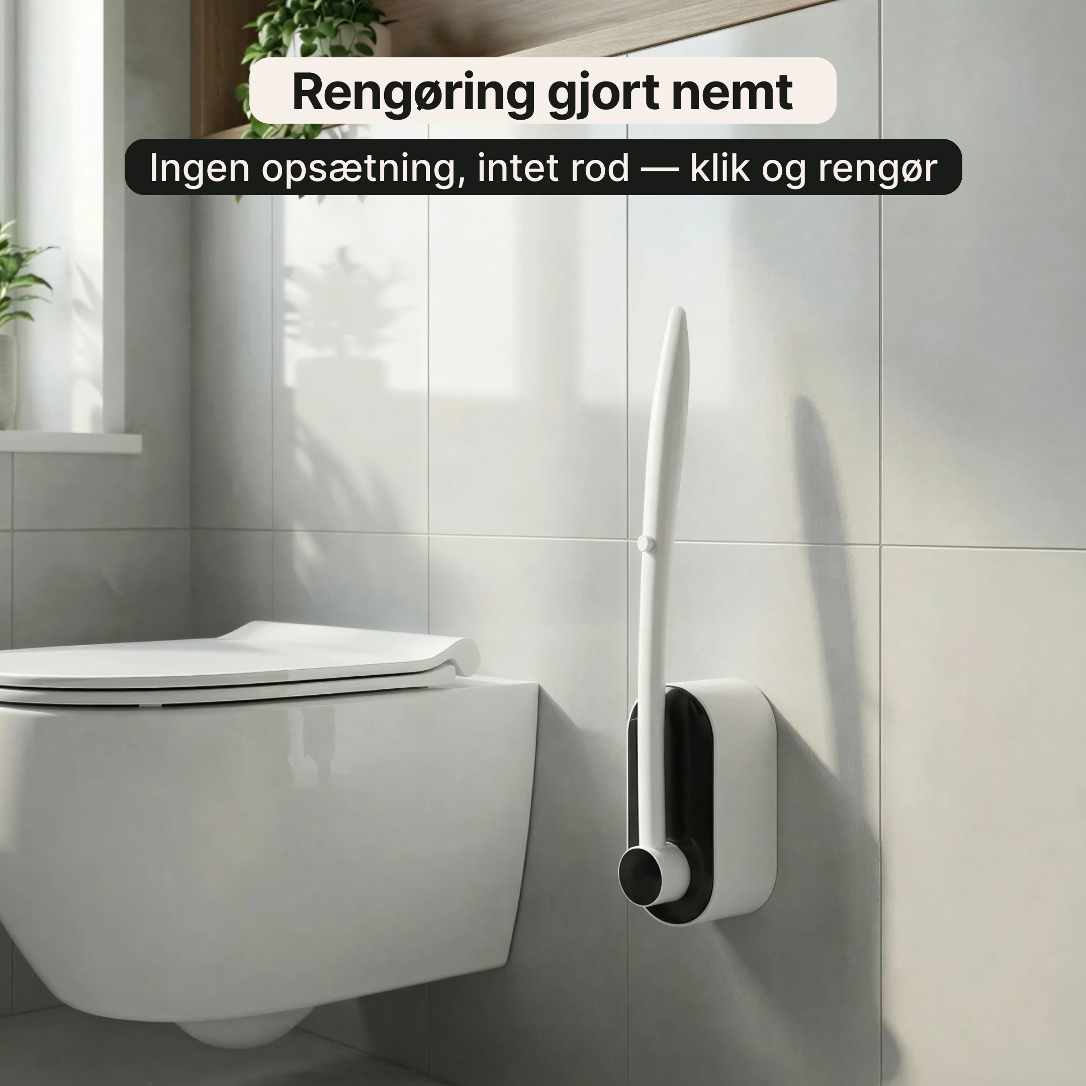 Toilet Børste med udskiftelige hoveder – Den praktiske løsning - Image 2