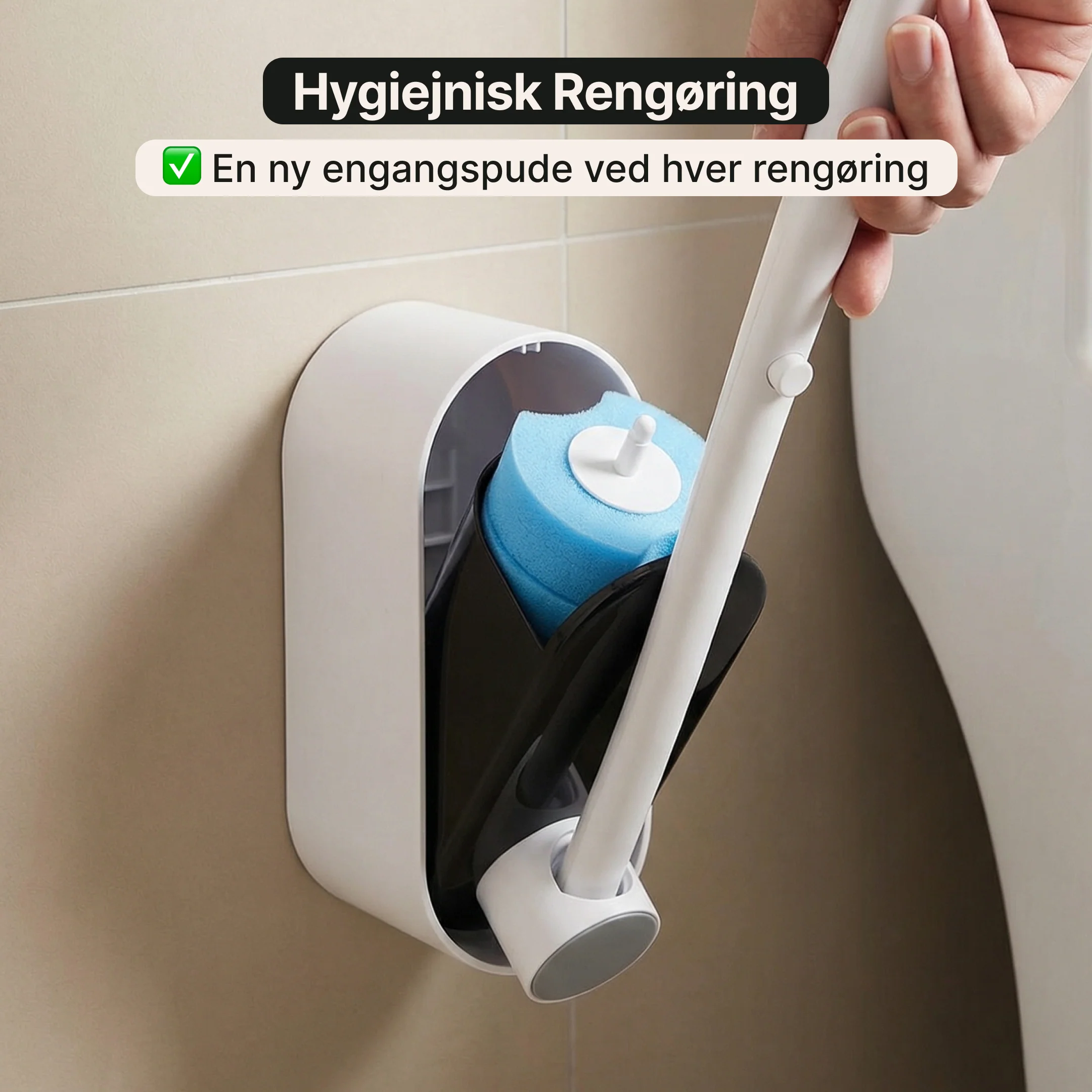 Toilet Børste med udskiftelige hoveder – Den praktiske løsning - Image 5