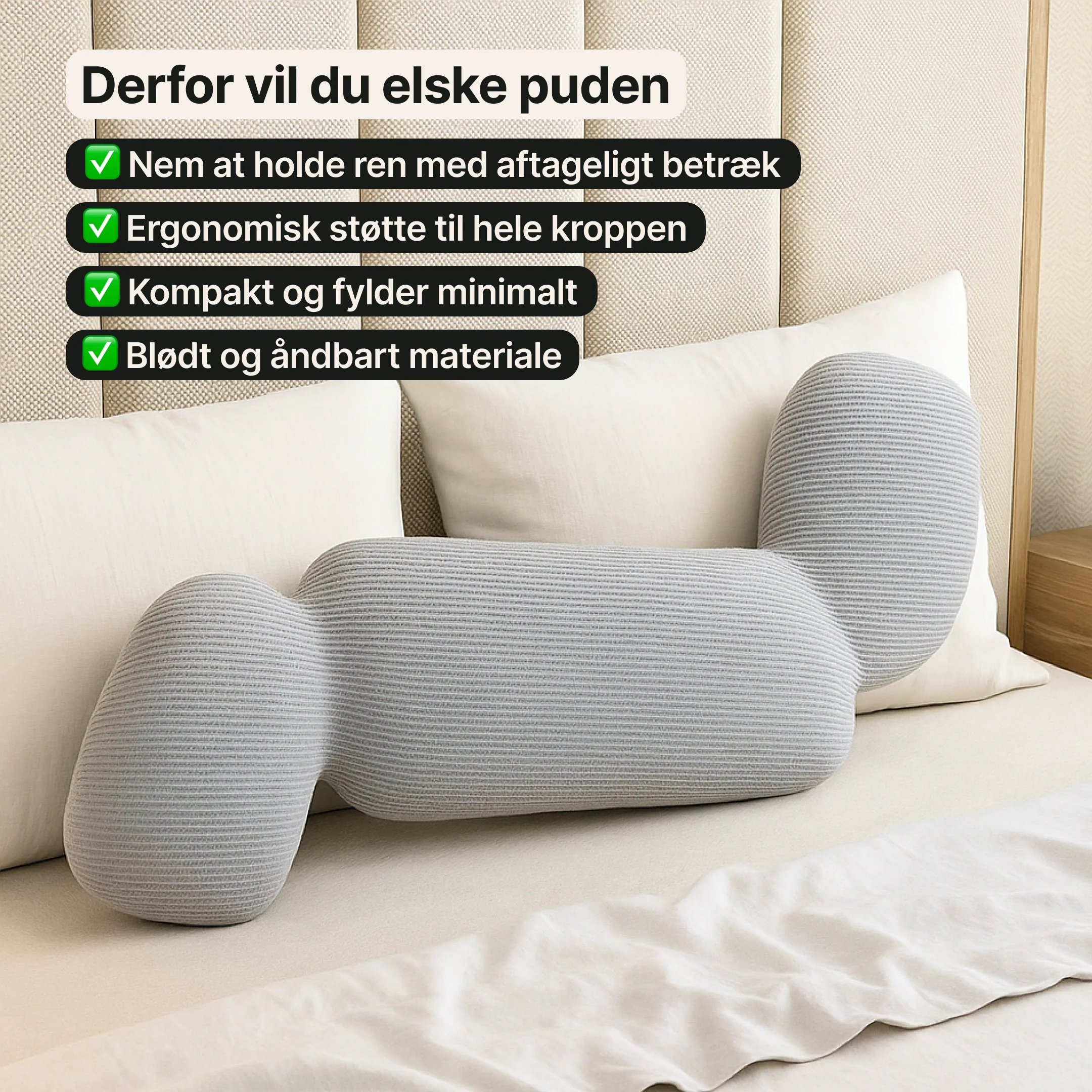Ergopillow – Ergonomisk pude til sidesøvn - Image 5