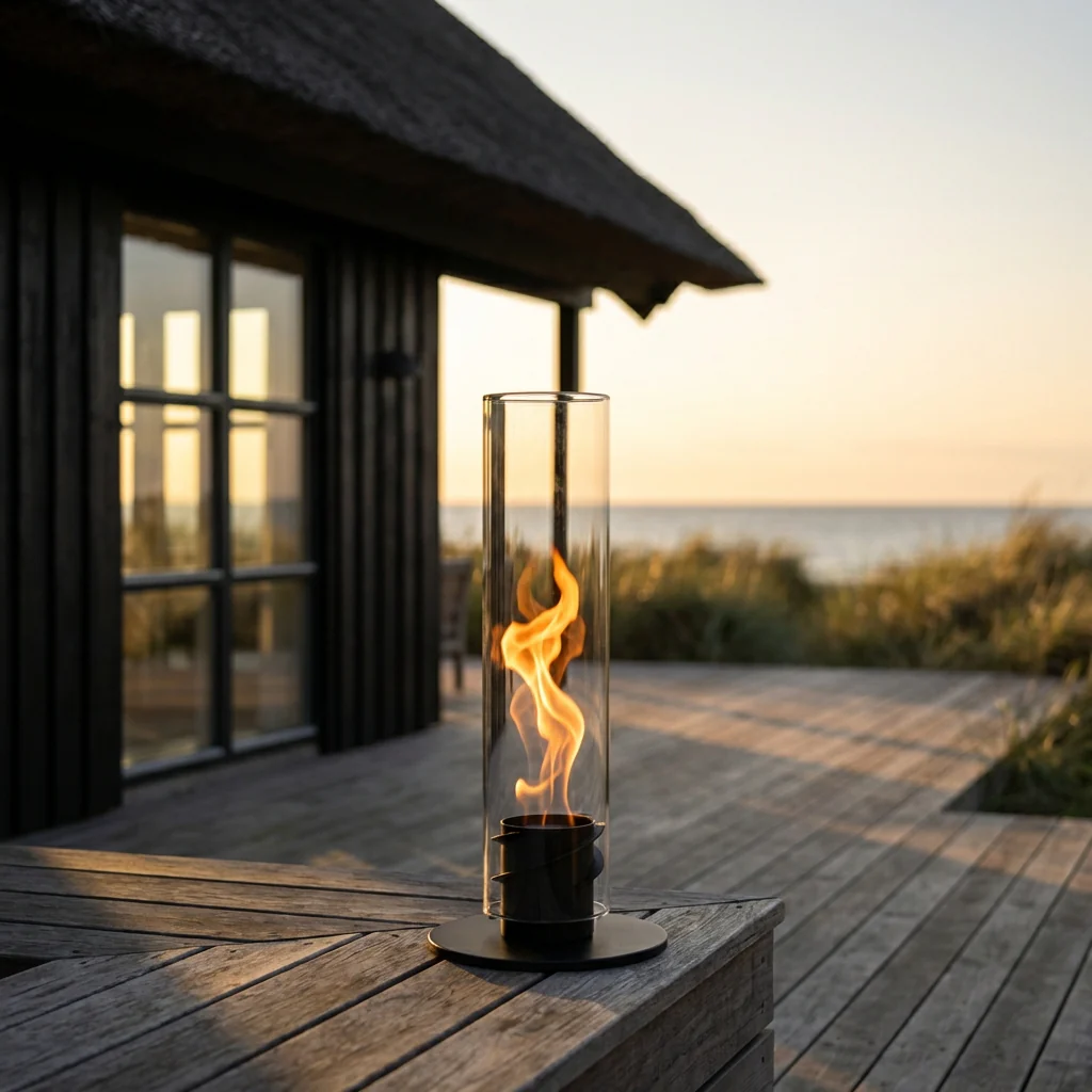 Flammelampe til Bord & Terrasse – Hygge med Ægte Ild Året Rundt - Image 9