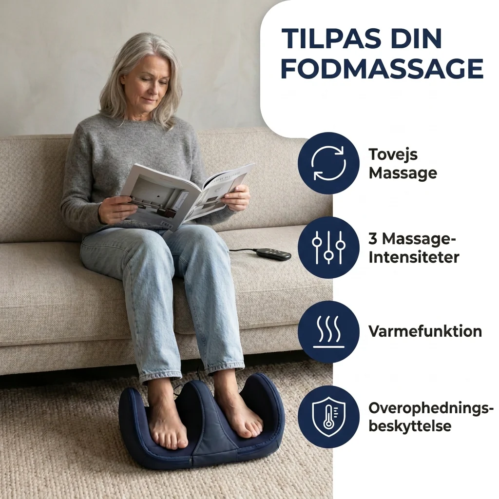 Kompakt Fod- og Lægmassager med Varme og Shiatsumassage - Image 2