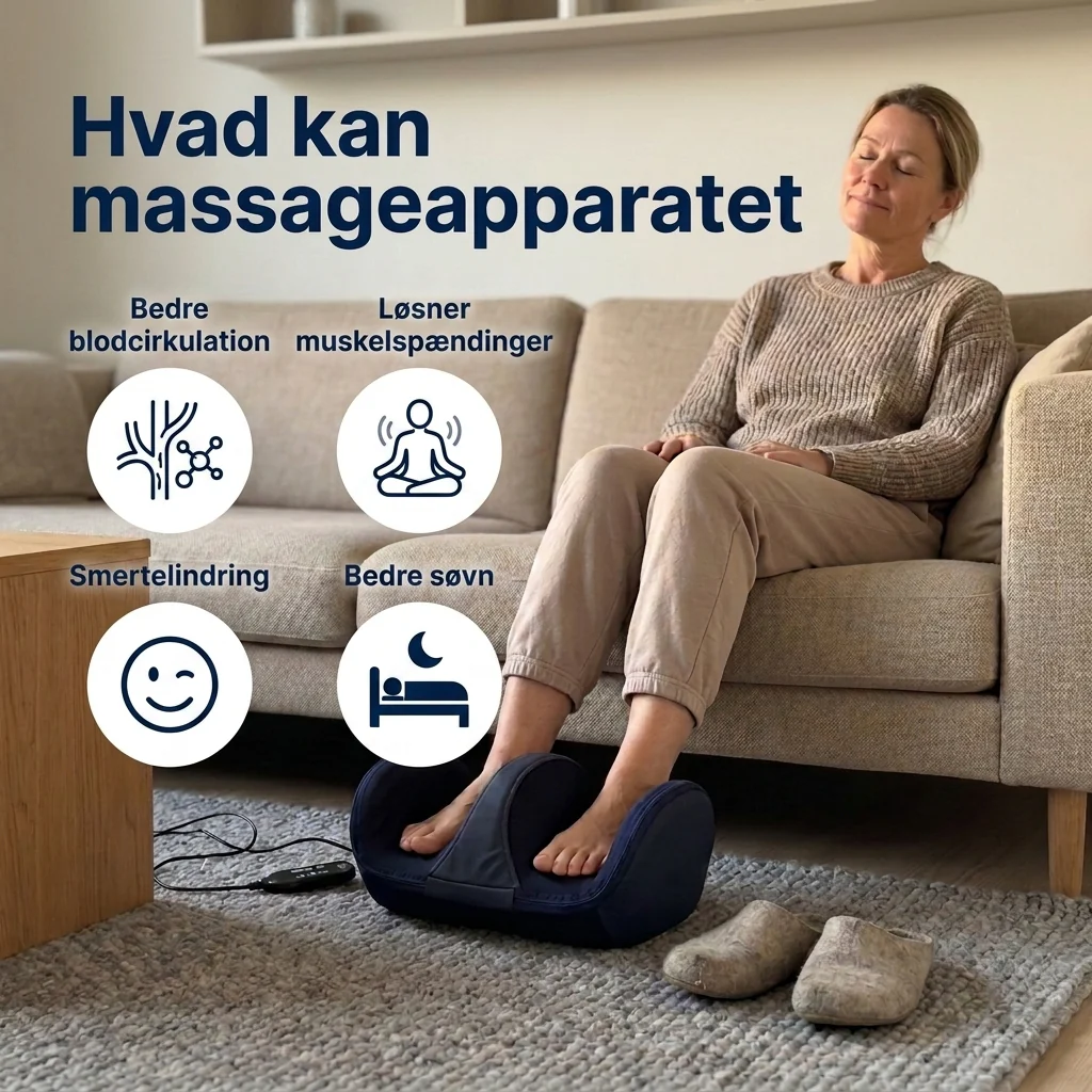 Kompakt Fod- og Lægmassager med Varme og Shiatsumassage - Image 5