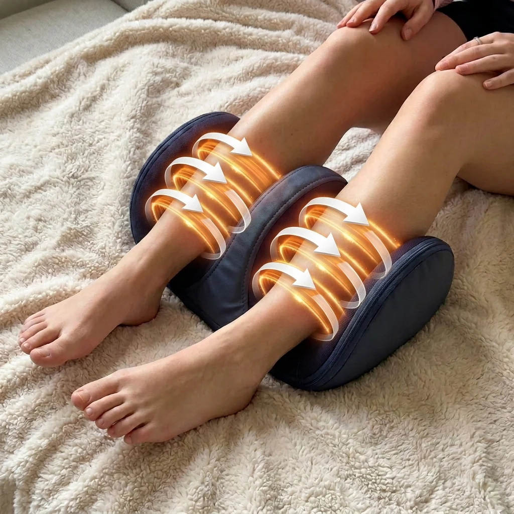 Kompakt Fod- og Lægmassager med Varme og Shiatsumassage - Image 6