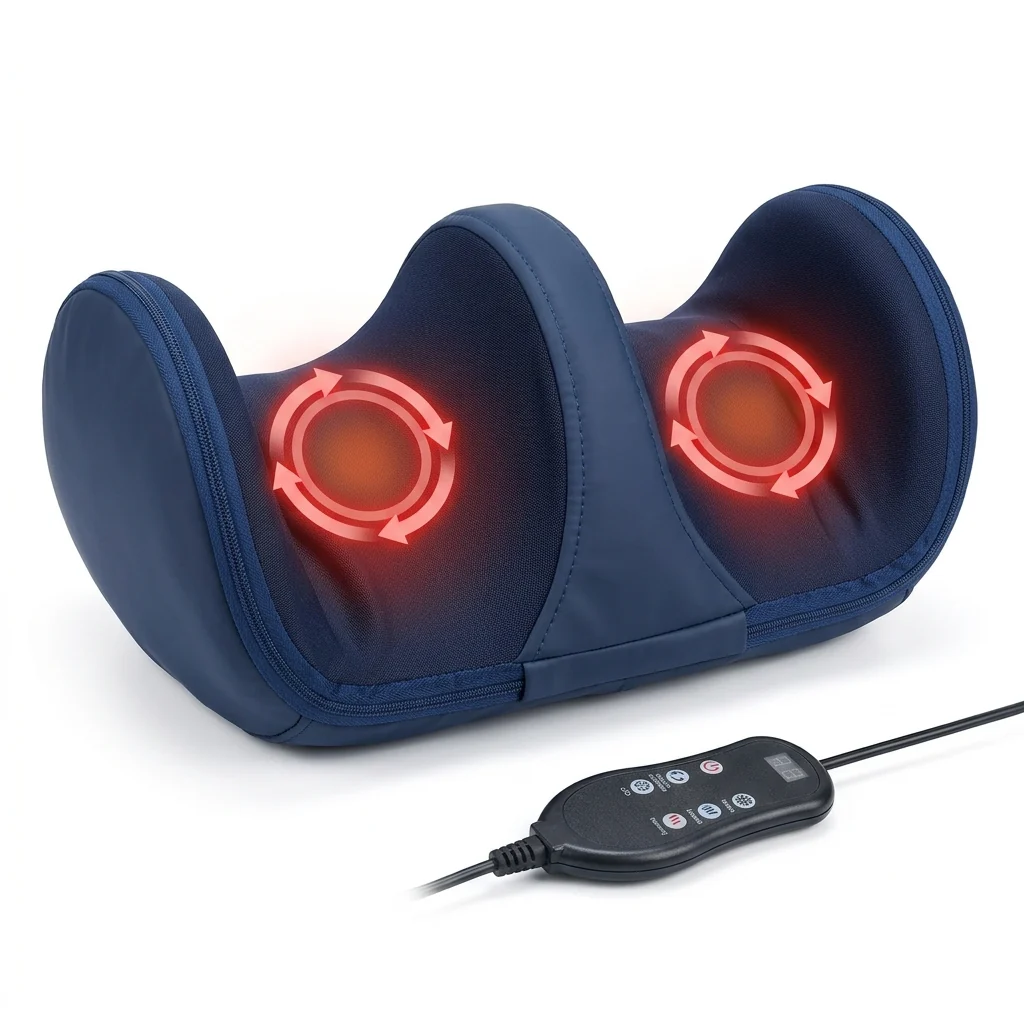 Kompakt Fod- og Lægmassager med Varme og Shiatsumassage - Image 9