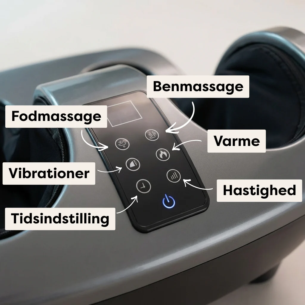 Fod- & Lægmassageapparat Premium med Varme – Mod Tunge Ben & Hævelse - Image 6