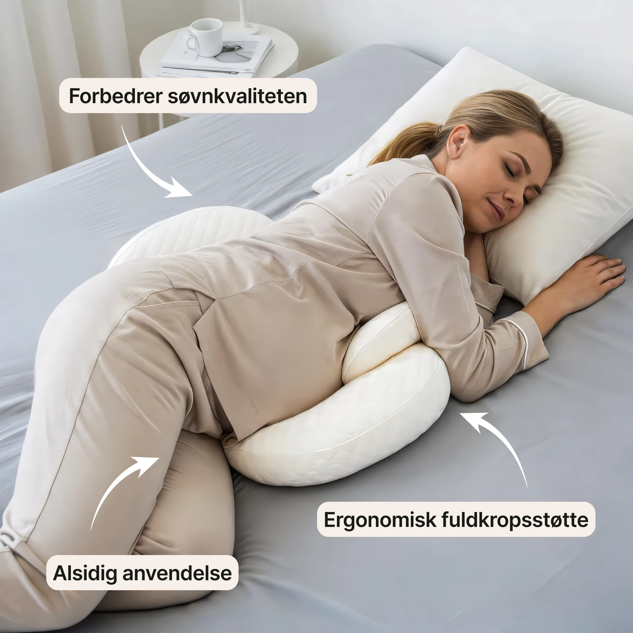 Graviditetspude – Ergonomisk støtte til mave, ryg og hofter - Image 6