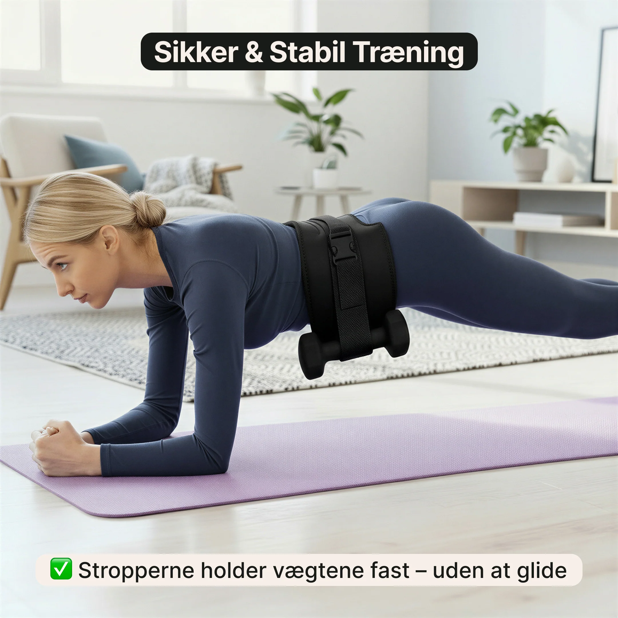 Hip Thrust Bælte – Vægttræningsbælte - Image 3