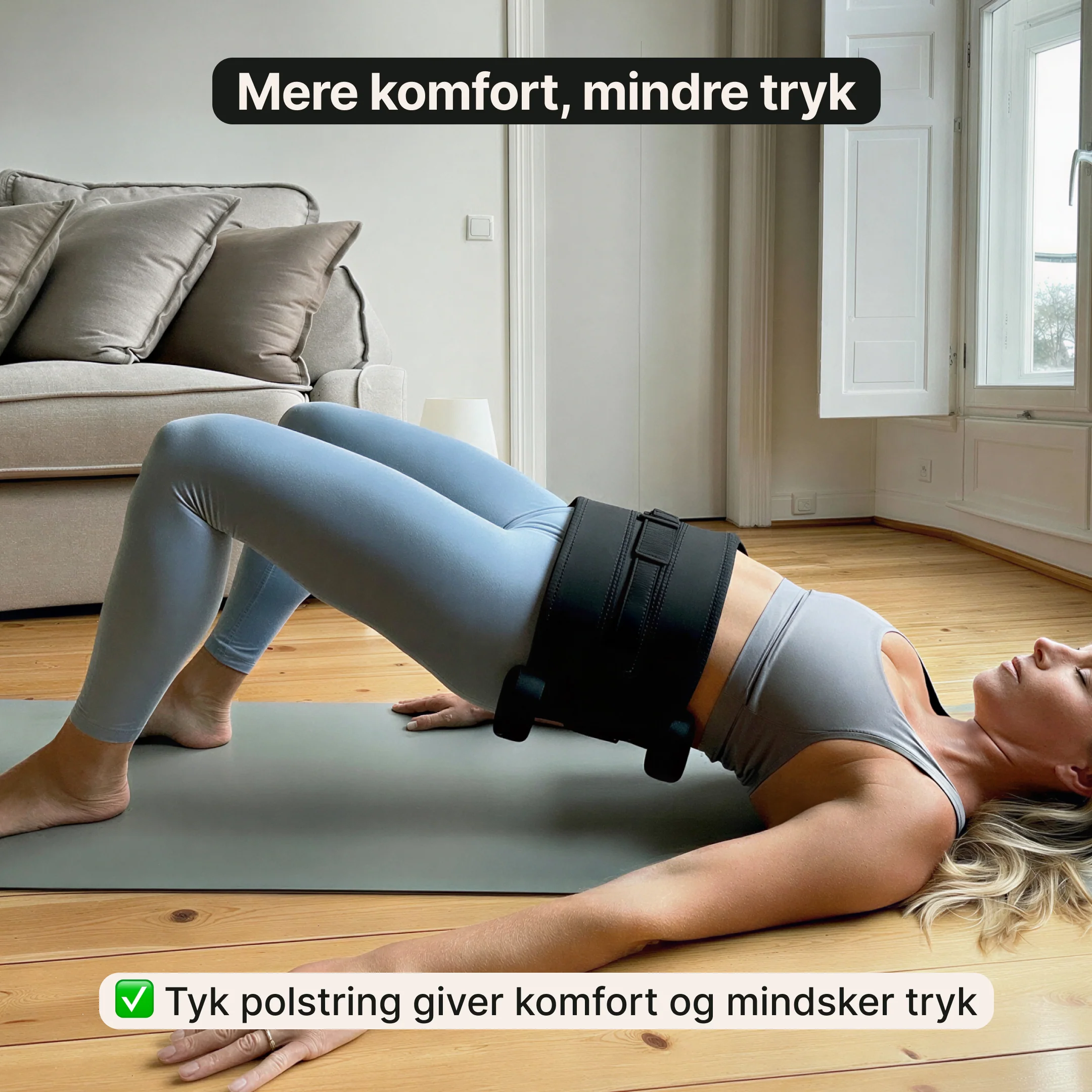 Hip Thrust Bælte – Vægttræningsbælte - Image 7