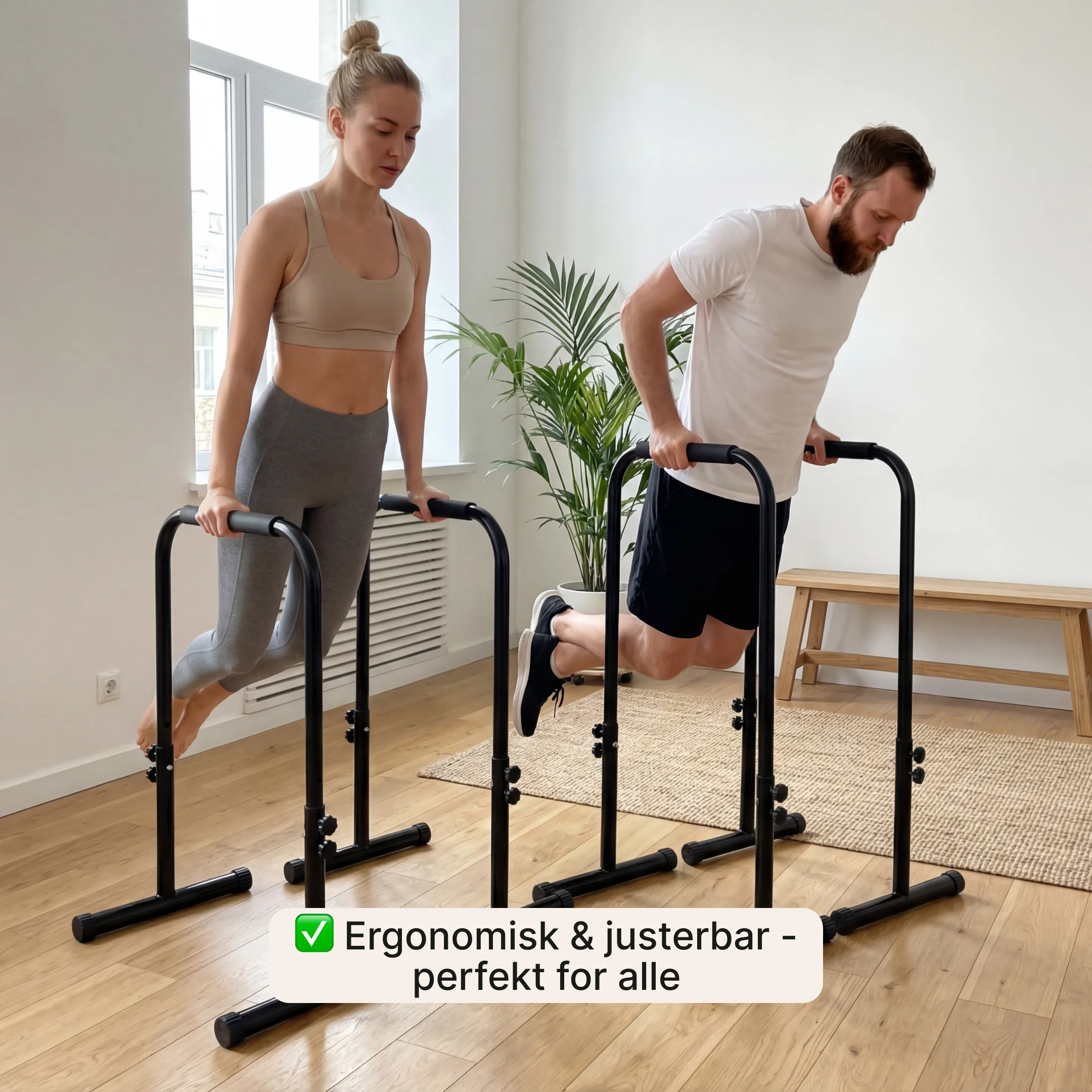 Parallettes Pro – Træningsstativer til kropsvægtøvelser - Image 6