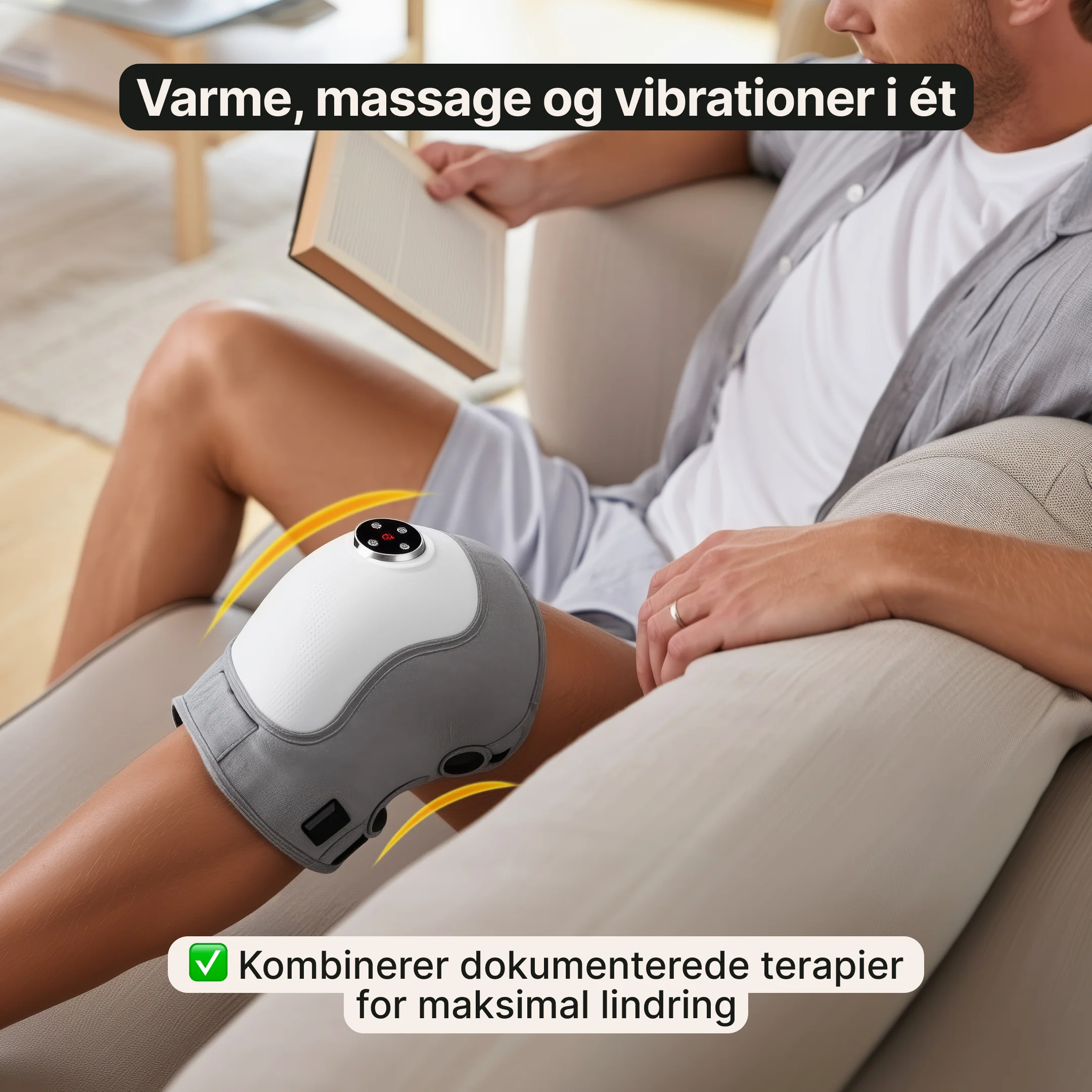 Intelligent varmebandage til knæ - Image 2