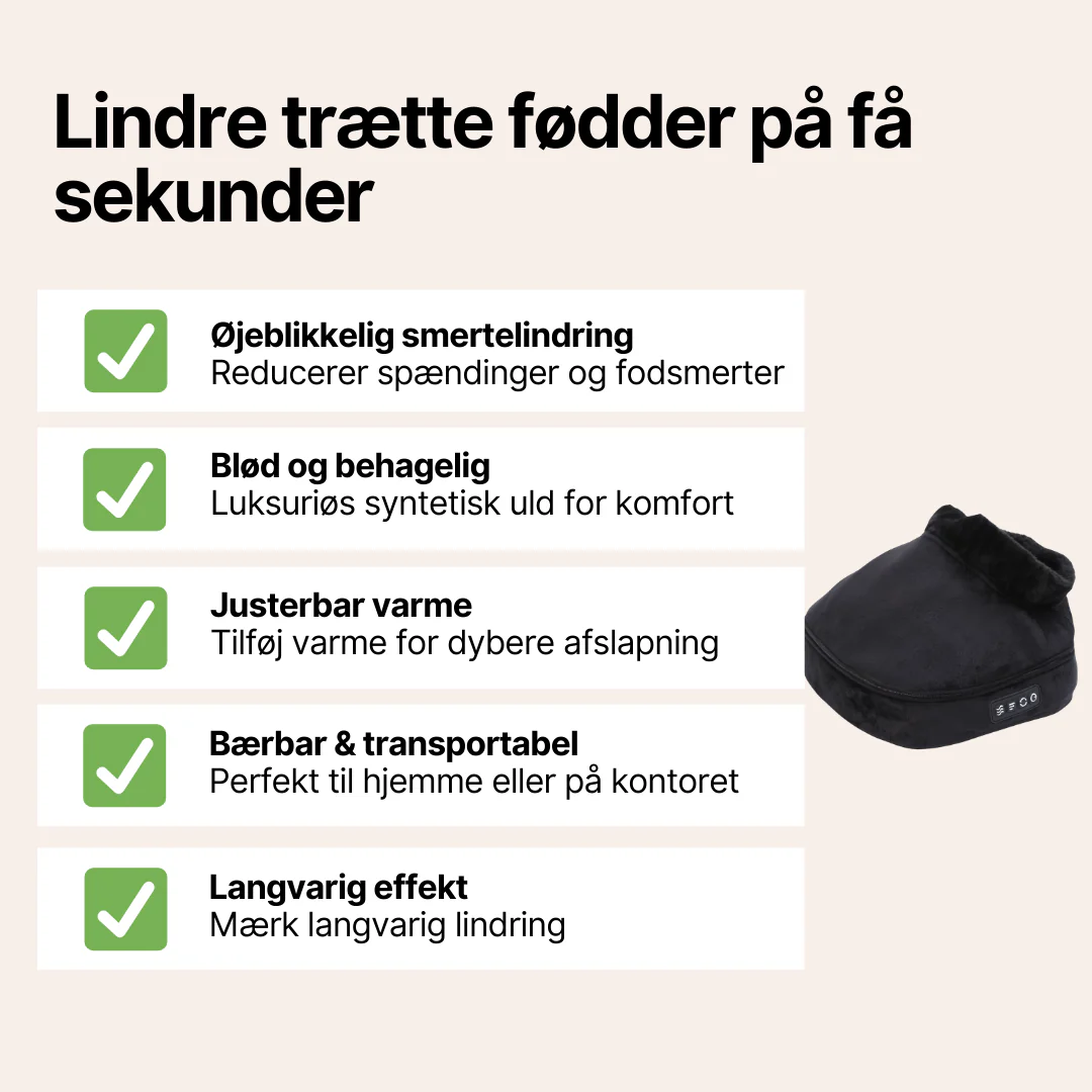 CozyFeet™ - Elektrisk varme og massage til dine fødder - Image 3