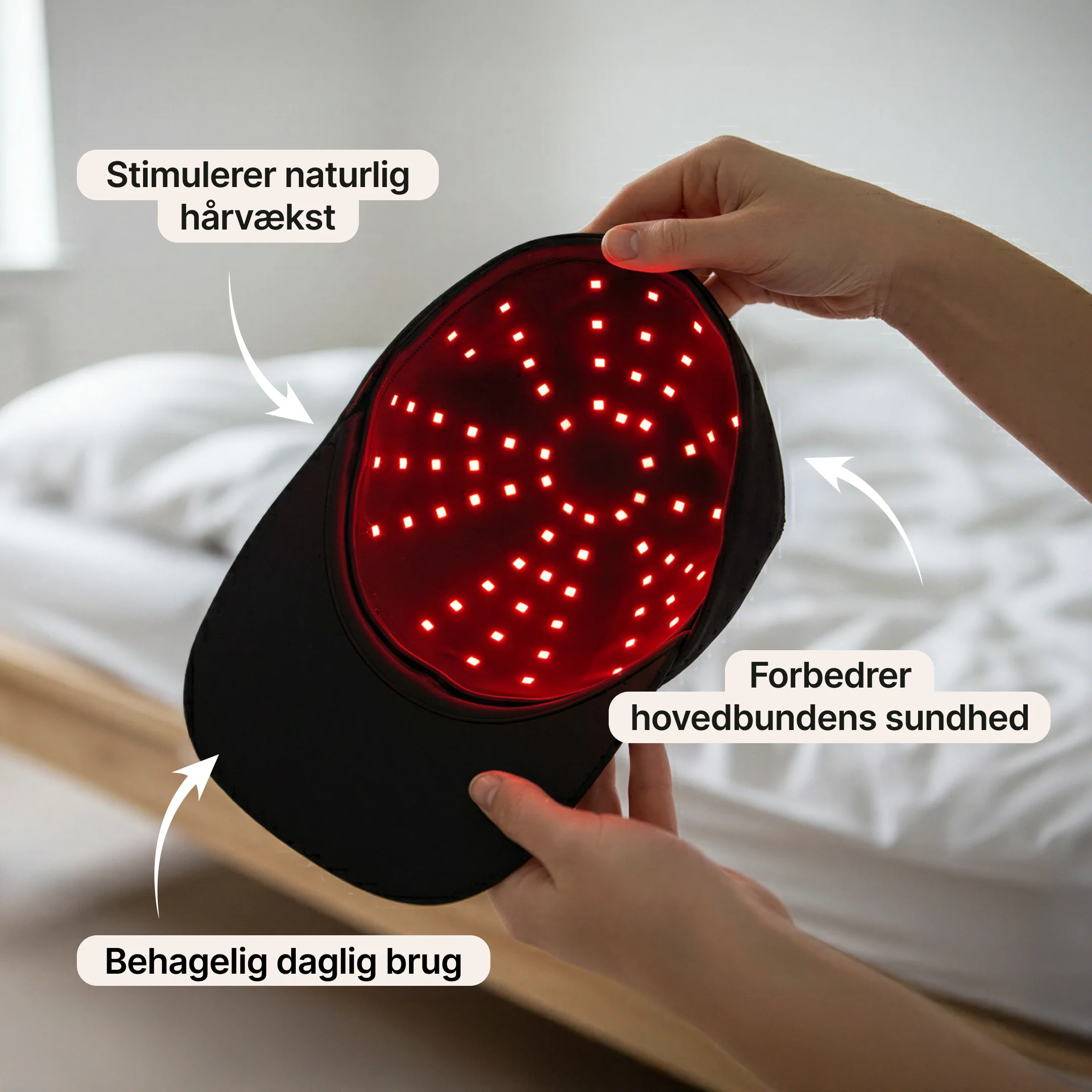 LED Hårplejehat – Til tyndt hår - Image 5