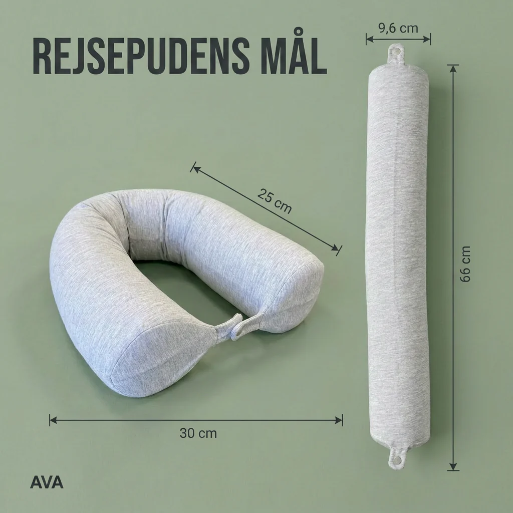 Nakkepude af Memory Foam med Bøjelig Kerne - God på farten og derhjemme - Image 5