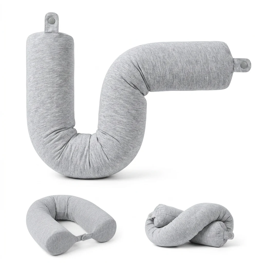 Nakkepude af Memory Foam med Bøjelig Kerne - God på farten og derhjemme - Image 7