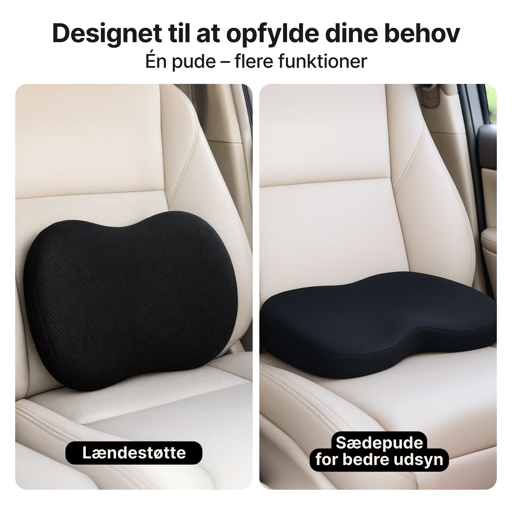 Memory foam sædehynde til bil - Image 3