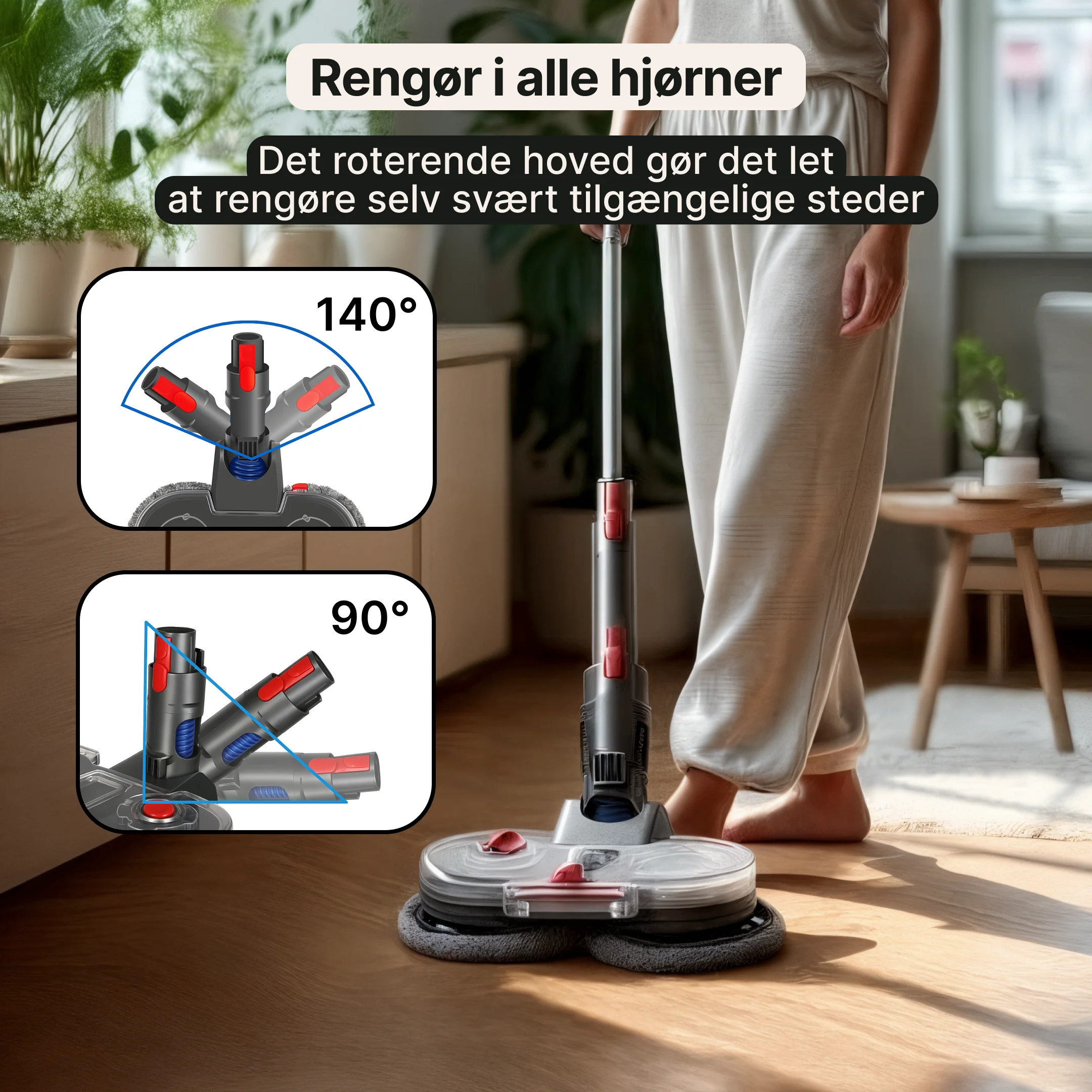 Moppehoved til Dyson – Støvsugning og gulvvask i ét - Image 3