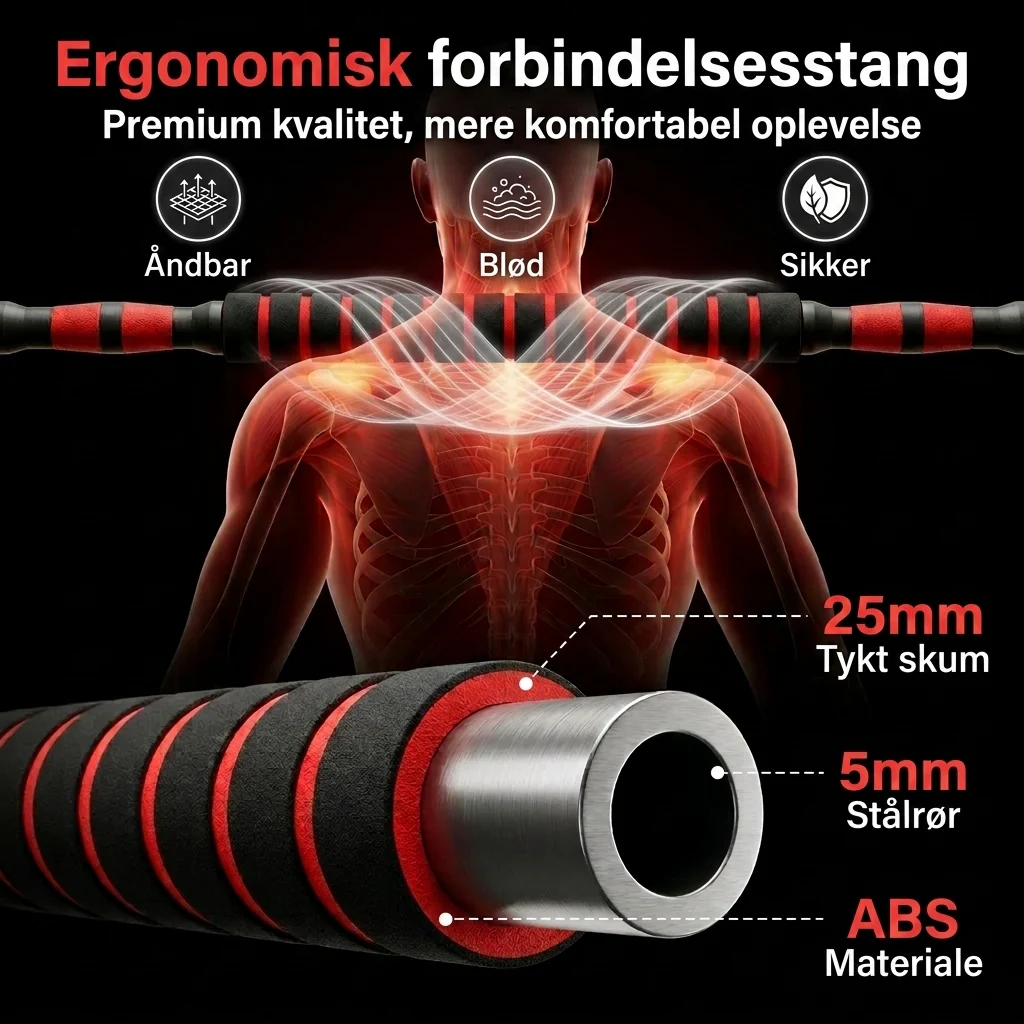 Multi-vægt Sæt 4-i-1 — Håndvægte, Kettlebell, Stang & Push-up Greb - Image 6