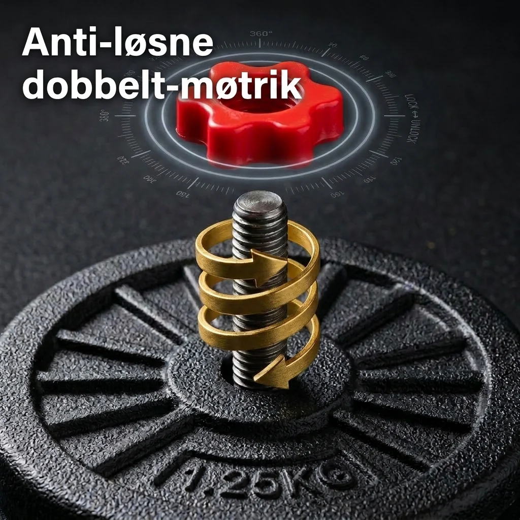Multi-vægt Sæt 4-i-1 — Håndvægte, Kettlebell, Stang & Push-up Greb - Image 8