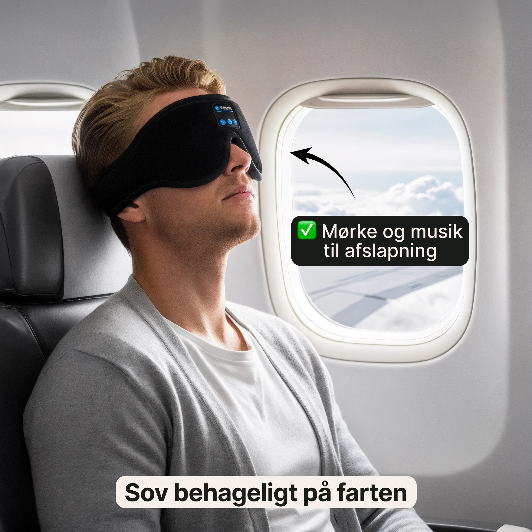 Musik sovemaske – Bluetooth øjenmaske - Image 4
