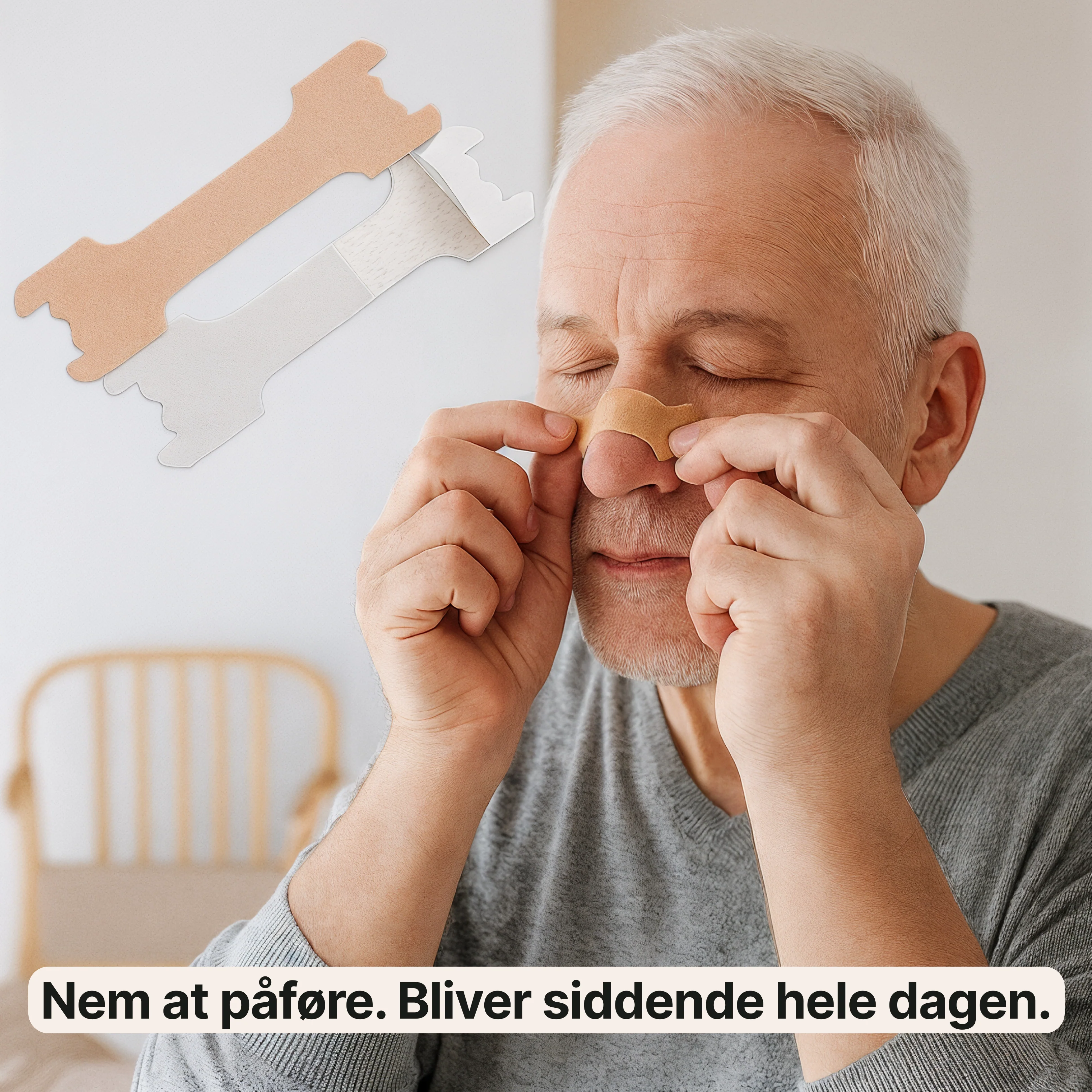 Næsestrips – Åbner næsen ved vejrtrækningsbesvær (100 stk.) - Image 2
