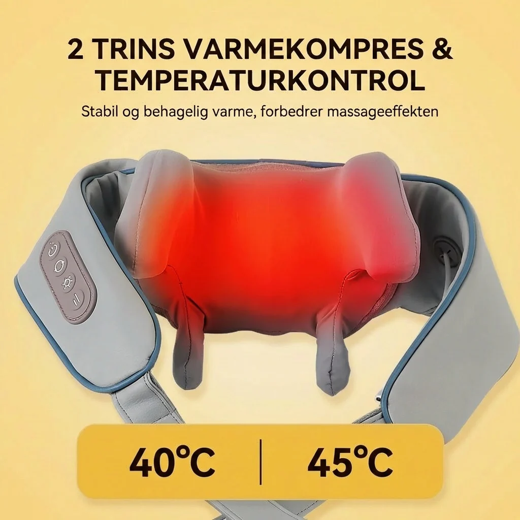 TrapeziusRelief - Trådløs Nakke- og Skuldermassage med Varme - Image 3